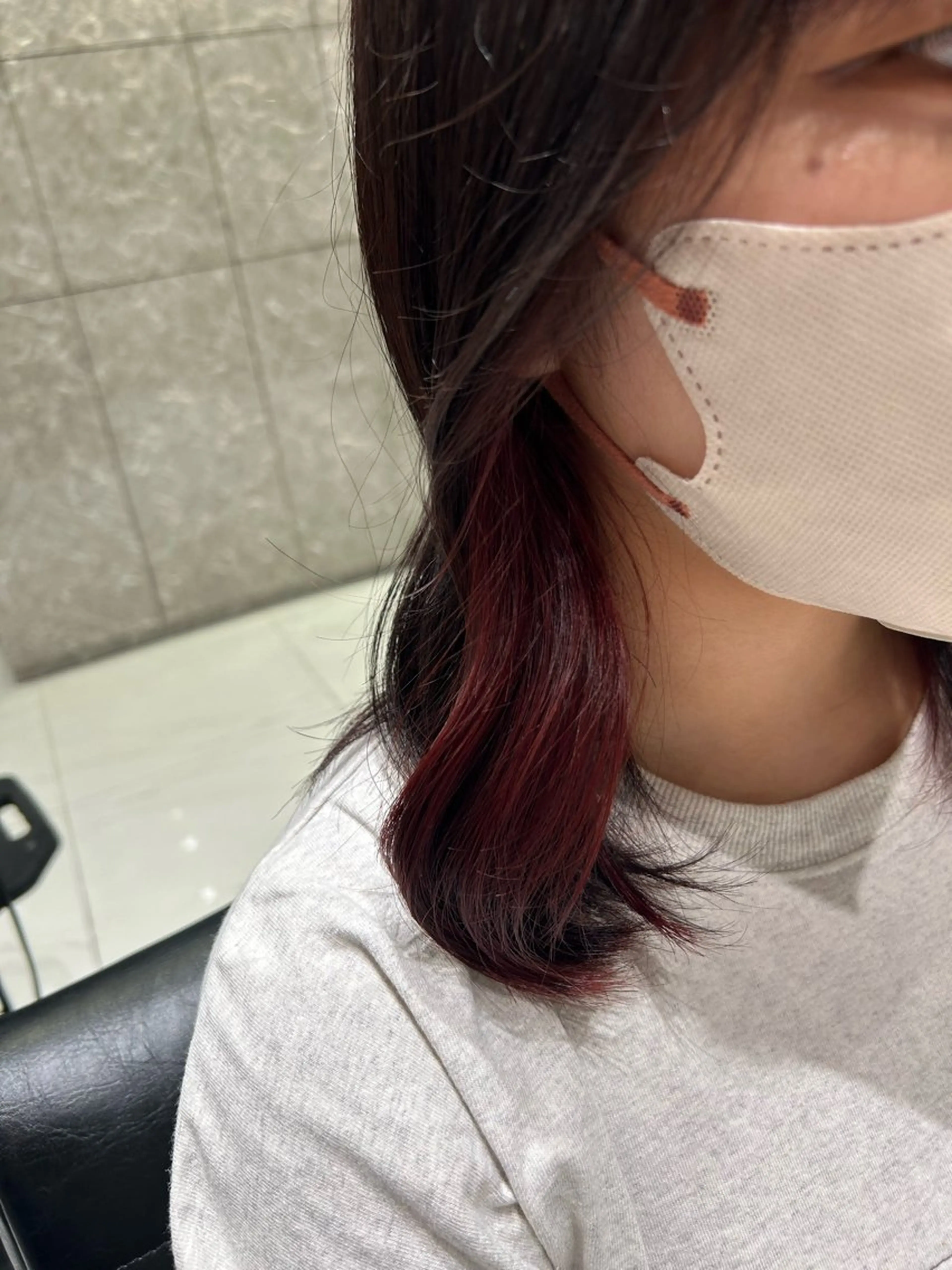 🏷｜雰囲気変えたい方🫶🏻｛イヤリングブリーチ⚡️➕カラー🥣➕髪質改善トリートメント🧴🧼｝の写真