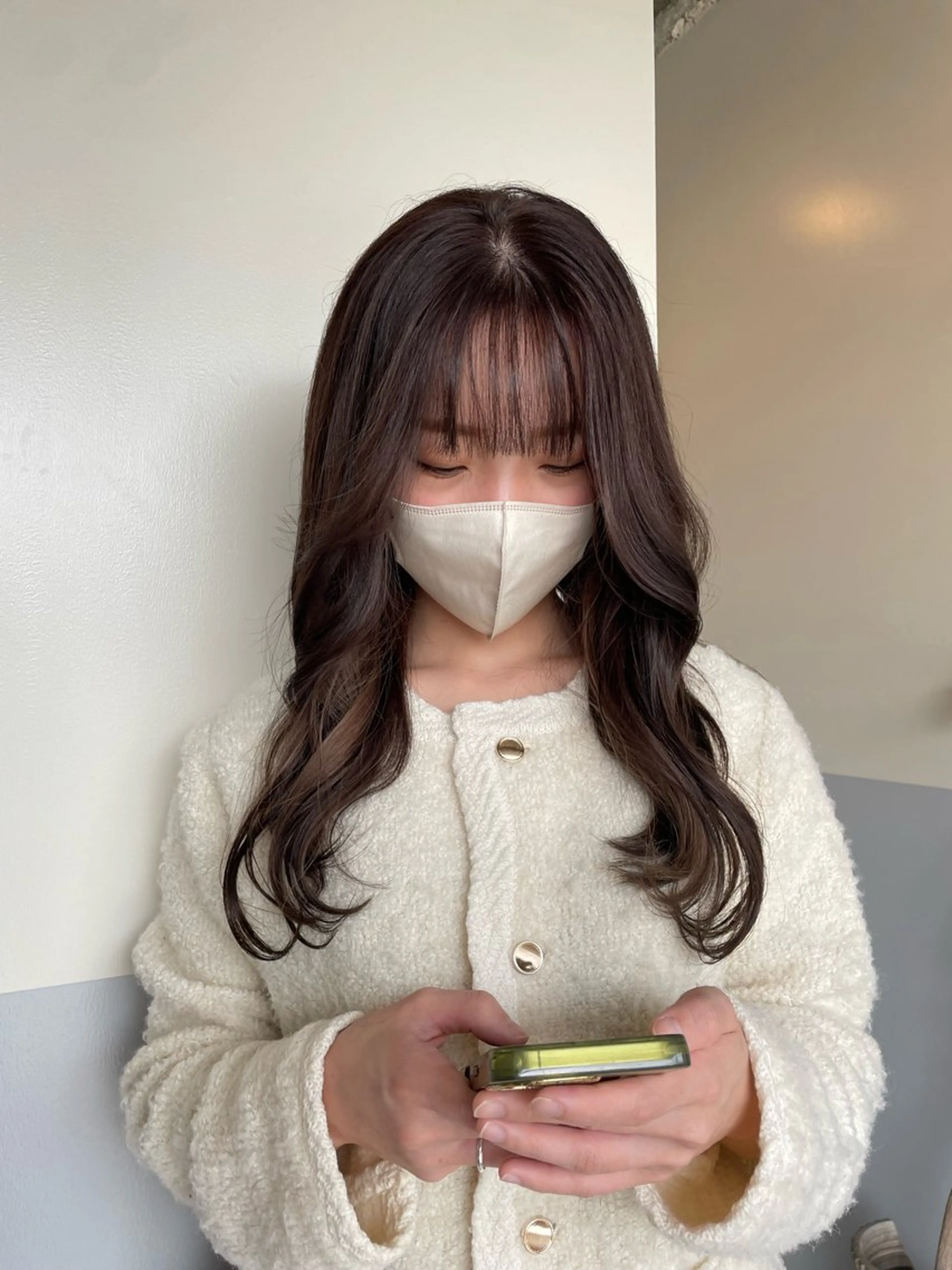 ロング 小久保 里紗のヘアスタイル