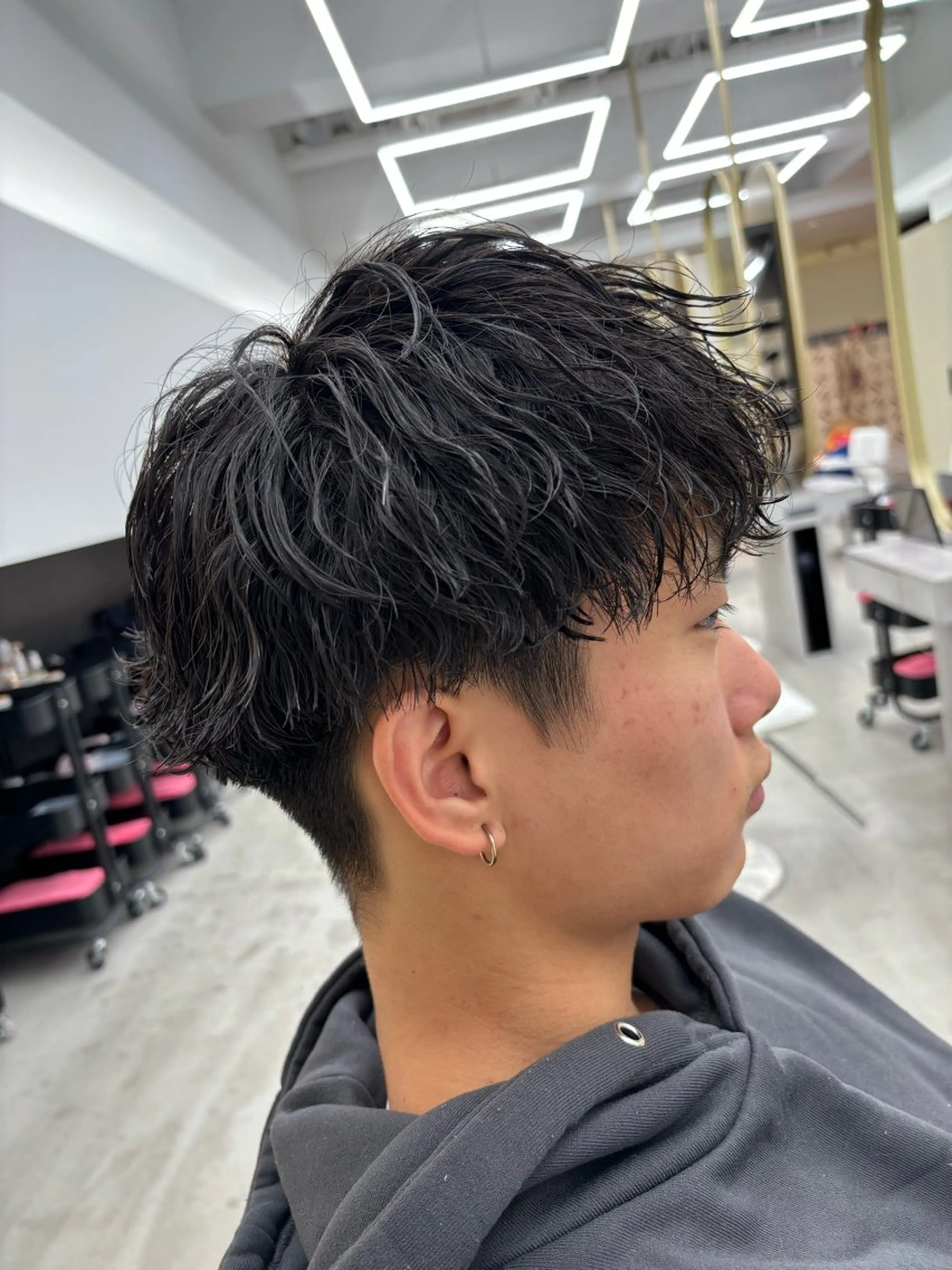 パーマ メンズ マッシュ 波巻きパーマ メンズ特化/パーマ /名駅/SUMIのヘアスタイル