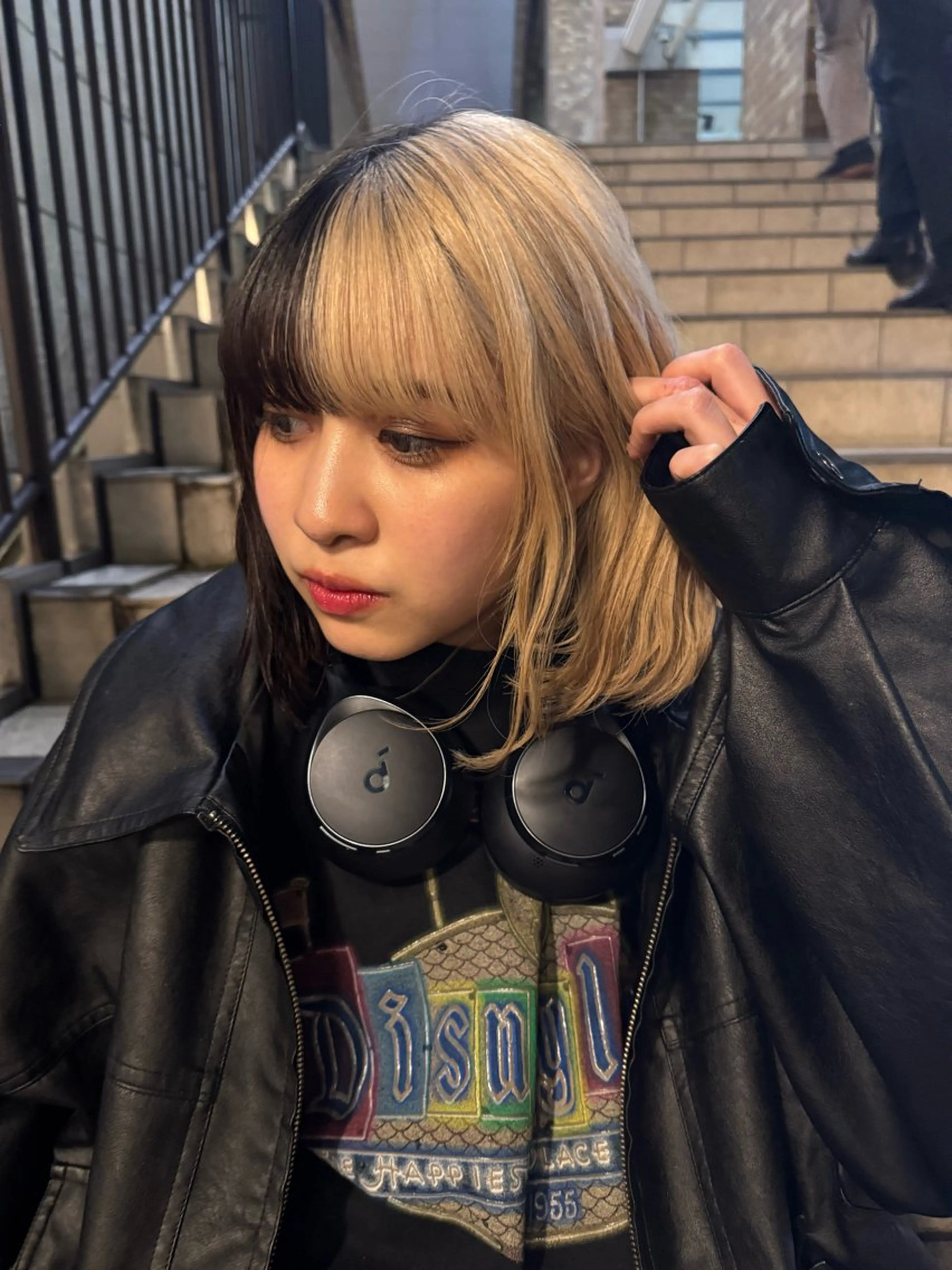 ミディアム ヘアカラー AITOKYO Ｓ渋谷所属・渋谷/ハイトーン/ ブリーチ/歩夢のヘアスタイル