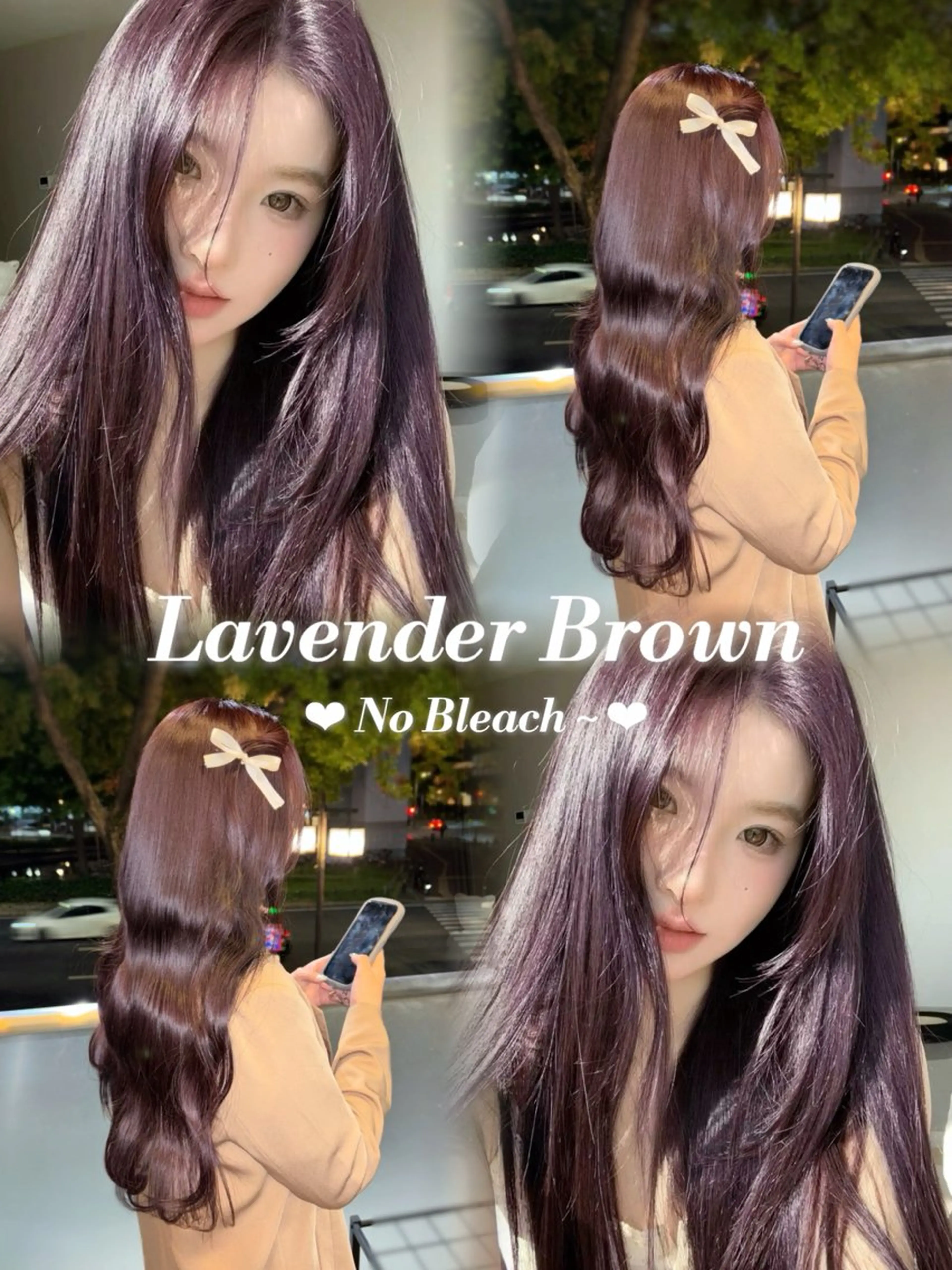 ロング カラー ブリーチ 透明感カラー ラベンダーカラー ヘアカラー enne栄店 fukaのヘアスタイル