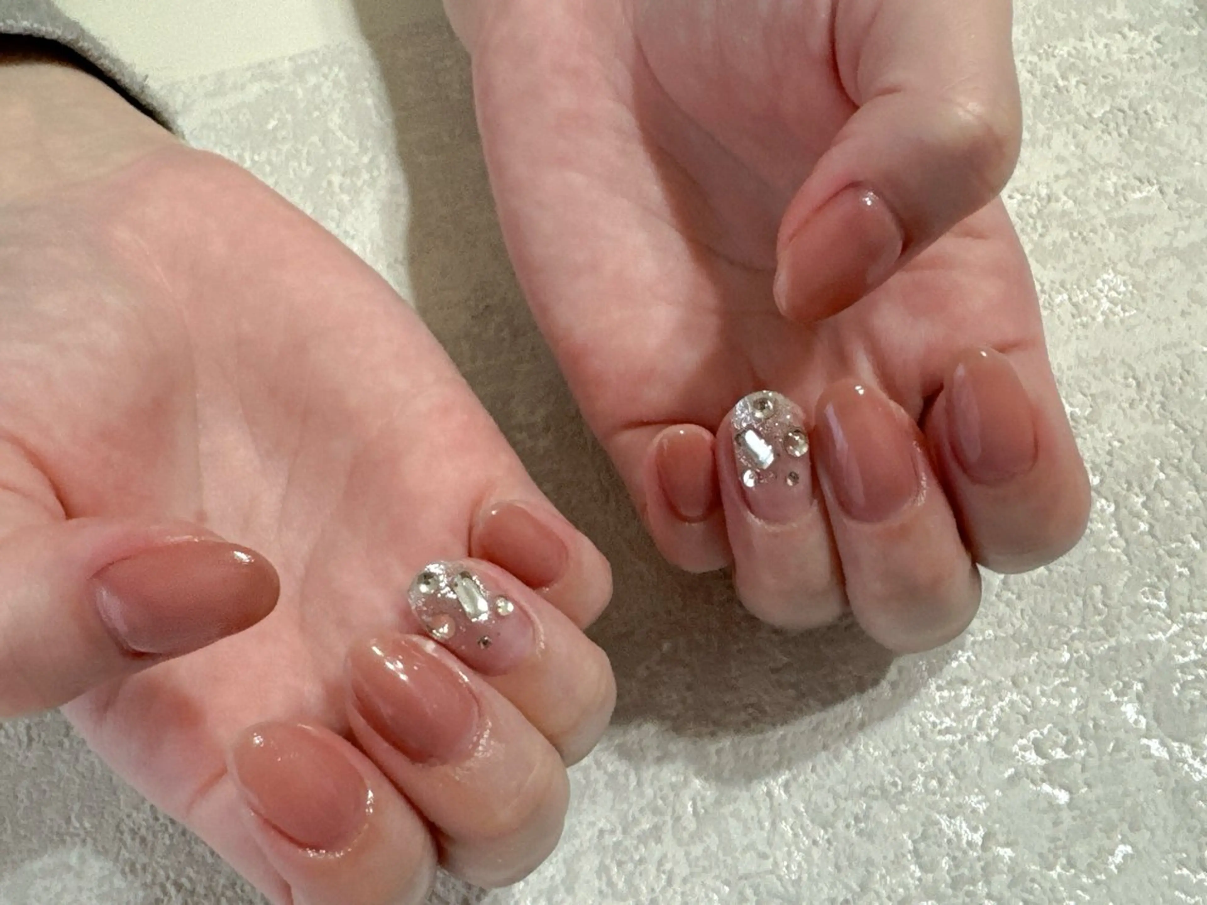 ネイル オーロラネイル フットネイル フレンチネイル ジェルネイル 韓国ネイル kikinail 溝の口のネイルデザイン