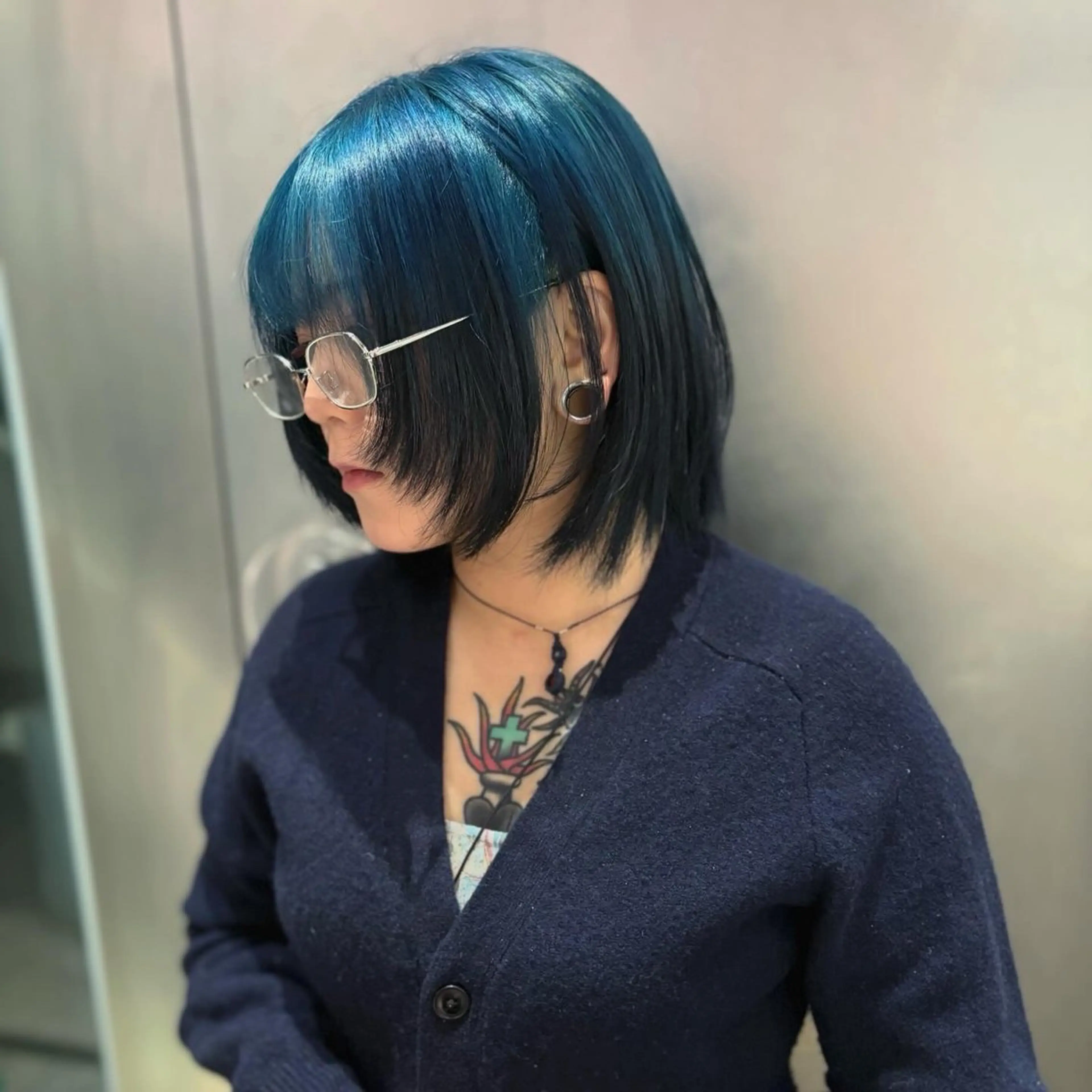 ミディアム カラー ヘアカラー 【CHERIE】天神 大名サロン💫りんのヘアスタイル