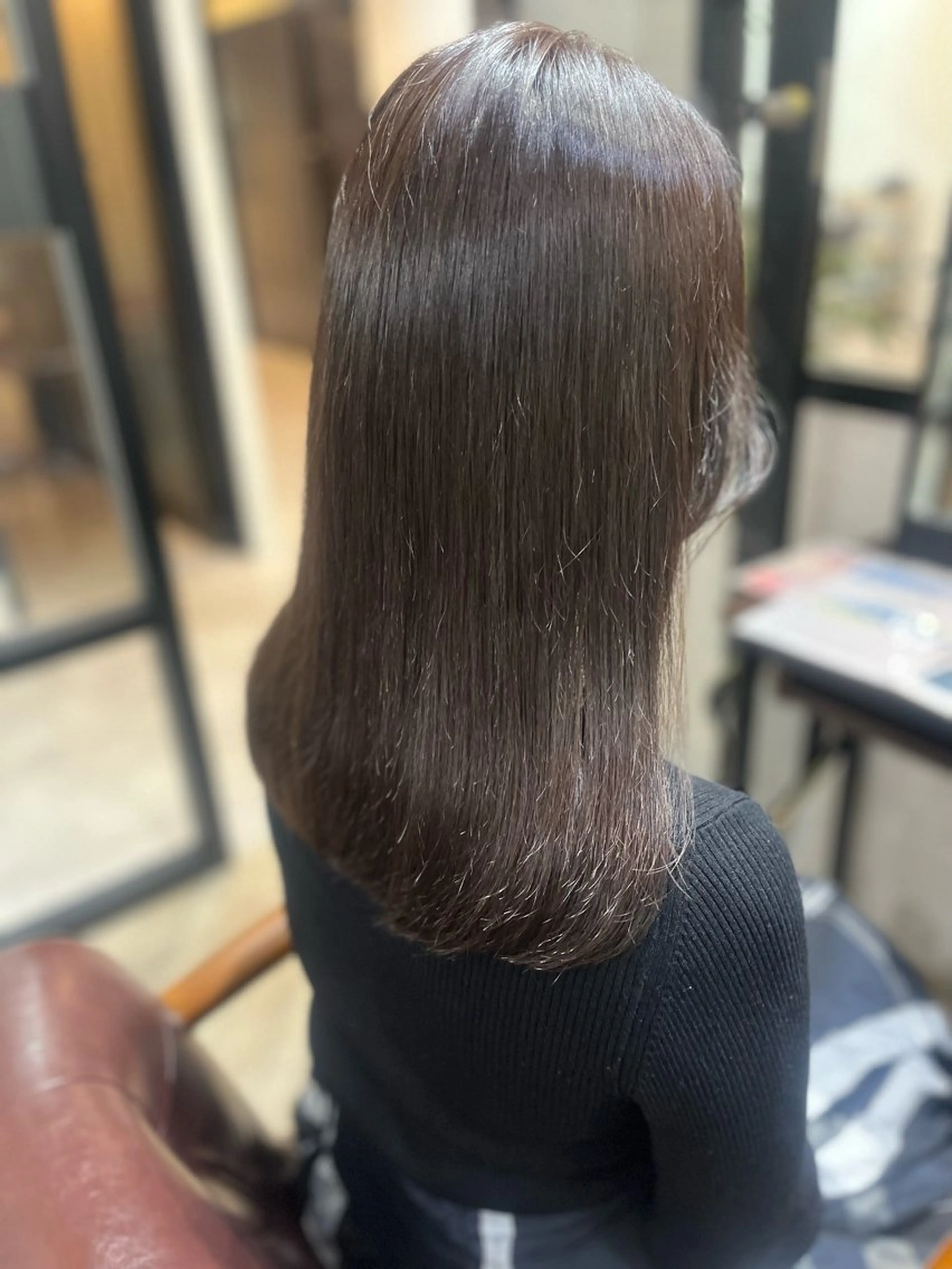 セミロング カラー グレージュ ラベンダーカラー ラベンダーグレージュ ラベンダーグレー カット ヘアカラー トリートメント 🫧ぷる艶カラー🫧 Yuubi🦩のヘアスタイル