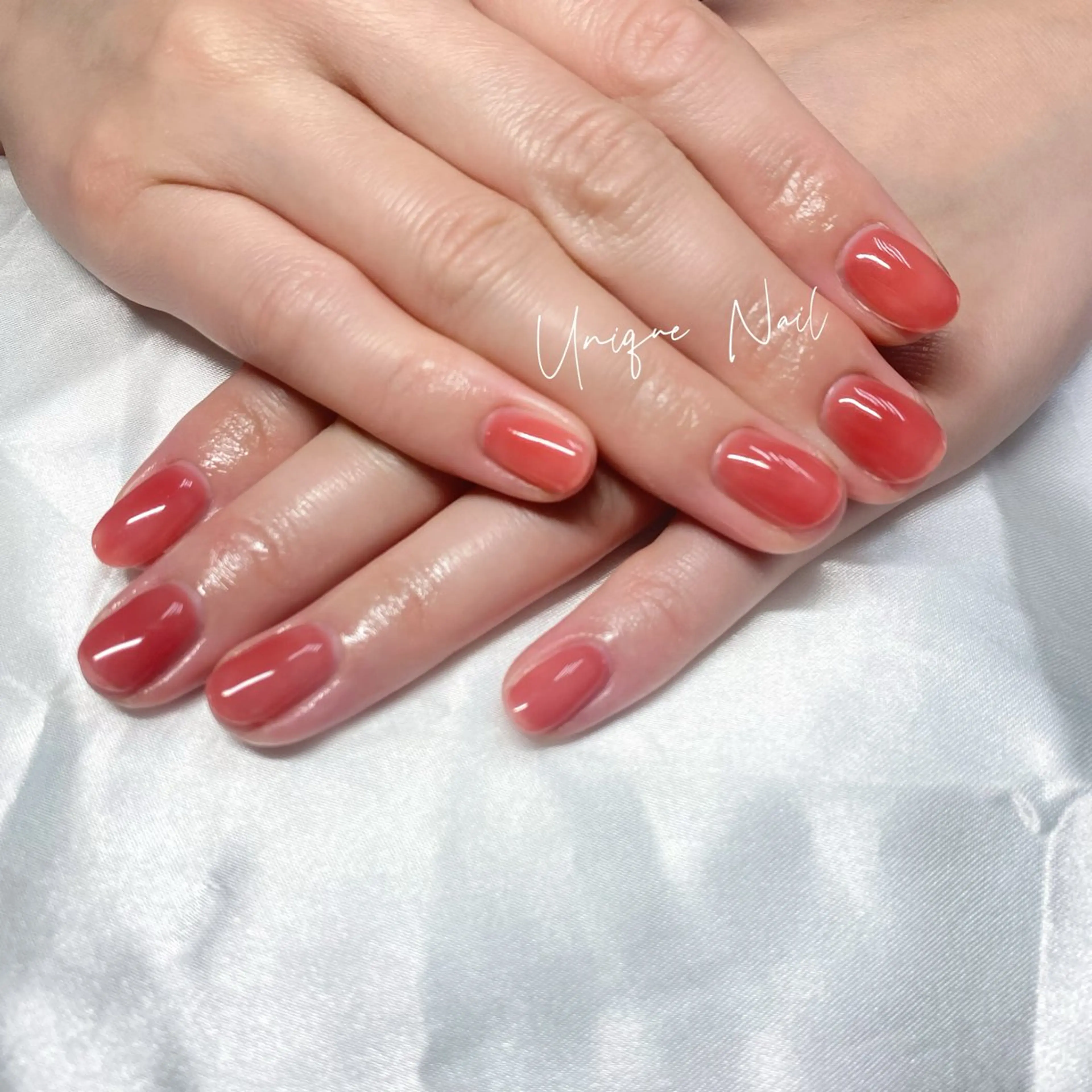 ネイル ハンドネイル ハンドケア UniqueNail 長さだし専門店のネイルデザイン