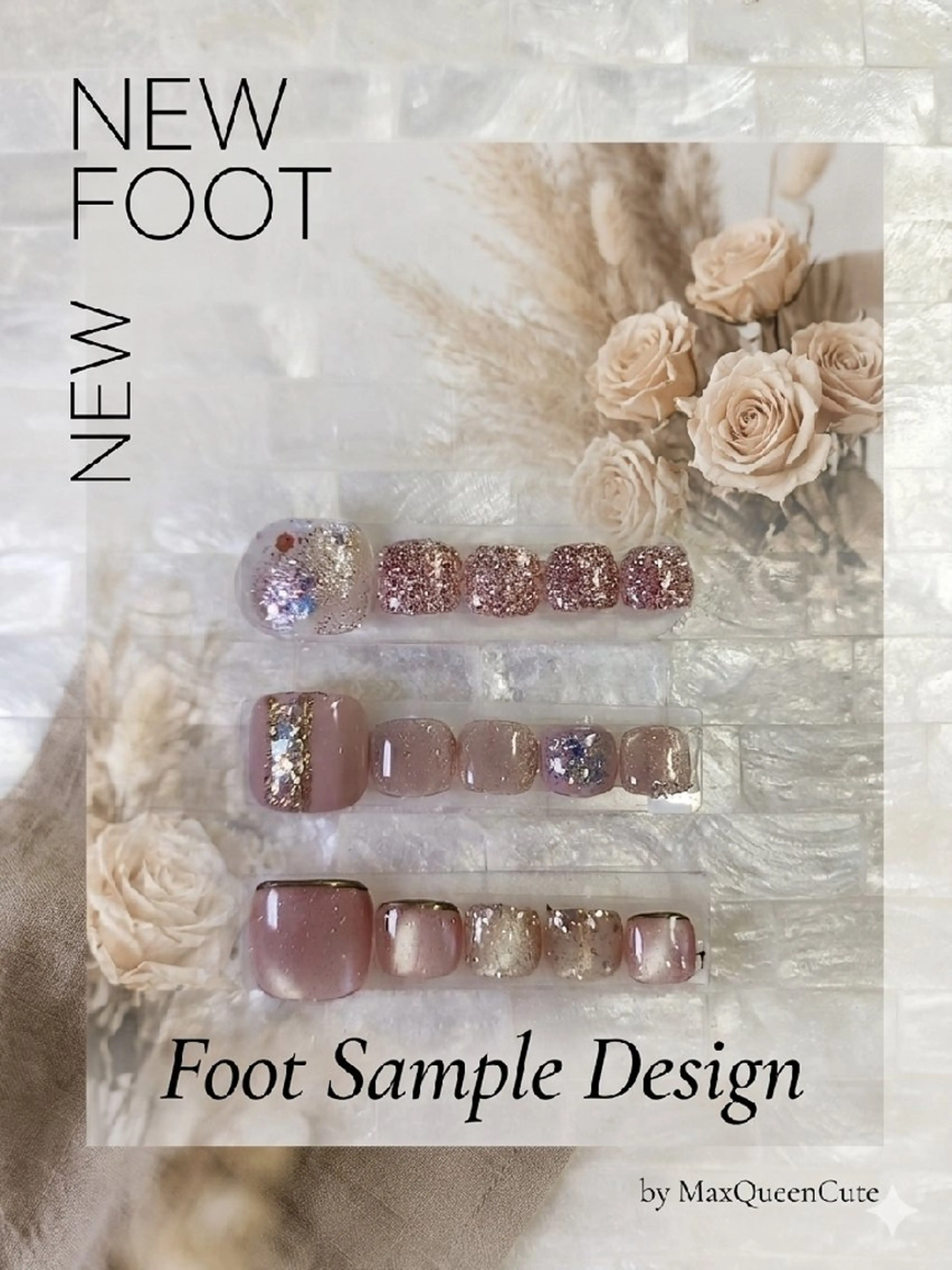 ネイル フットネイル 西本 あさみのネイルデザイン