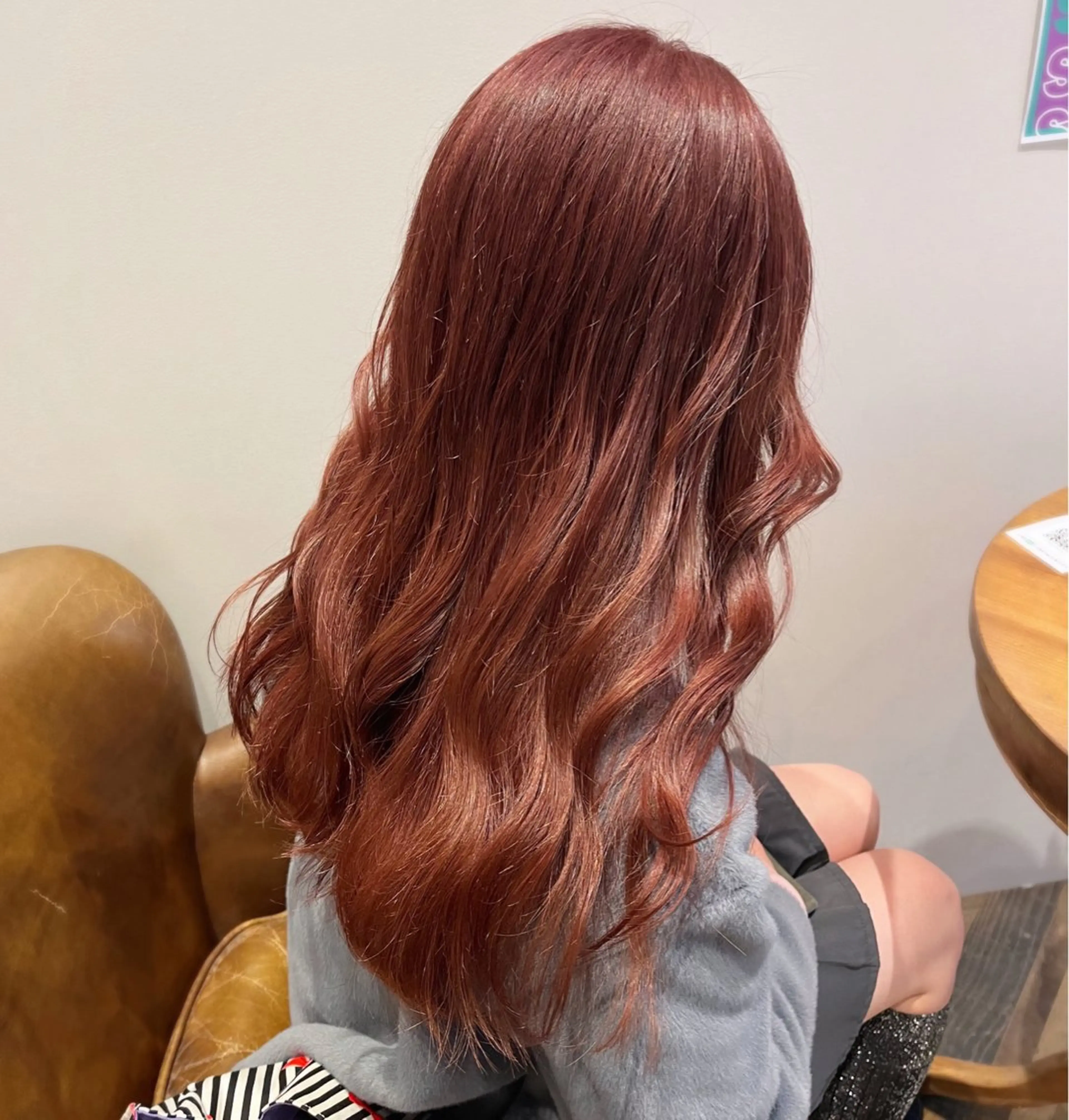 ロング カット ヘアカラー トリートメント 中津/梅田/赤み消し /髪質改善/愛芽のヘアスタイル