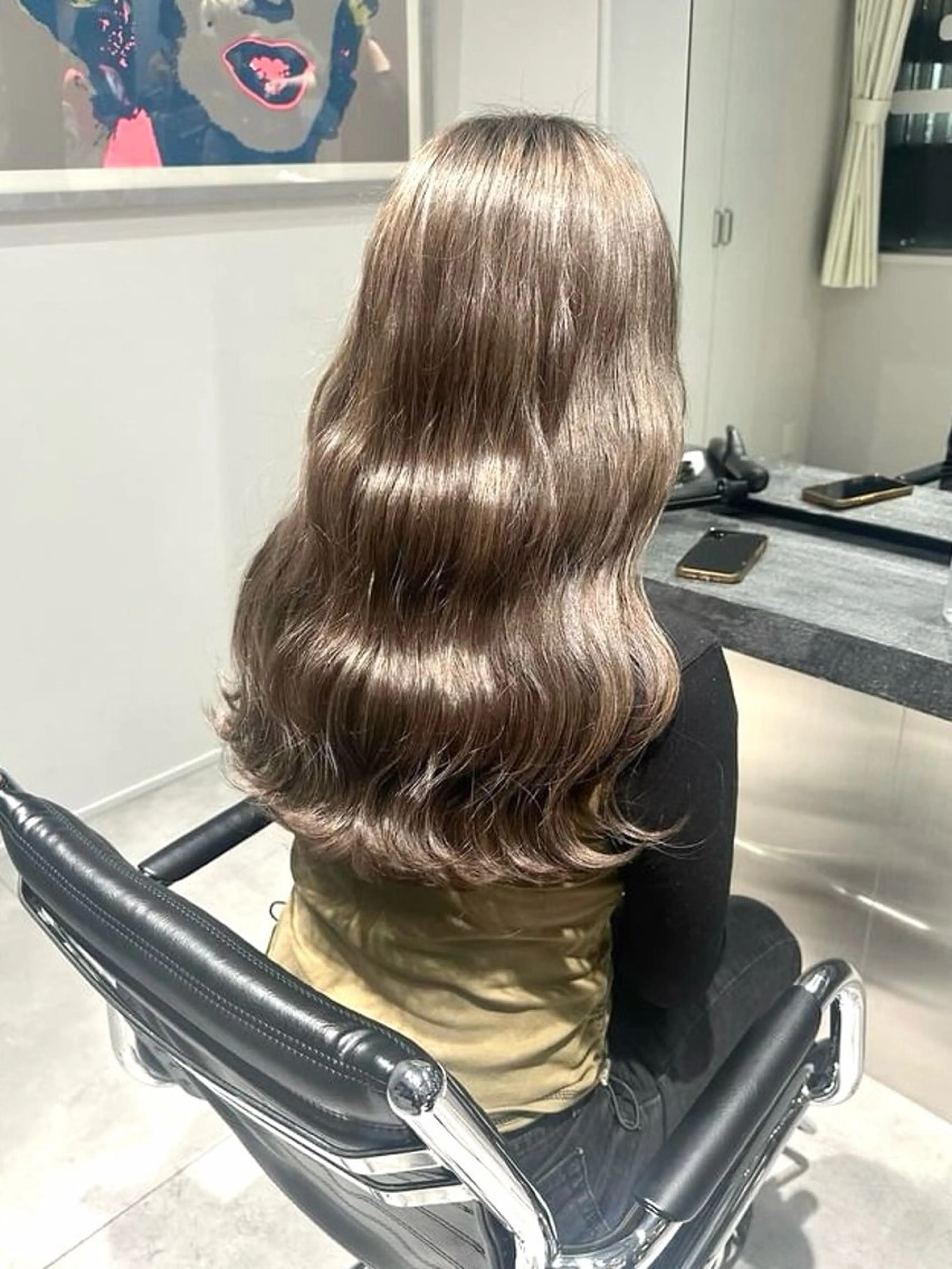 ロング カラー カット ヘアカラー トリートメント ハイトーン/ウルフ/ レイヤー/Asukaのヘアスタイル