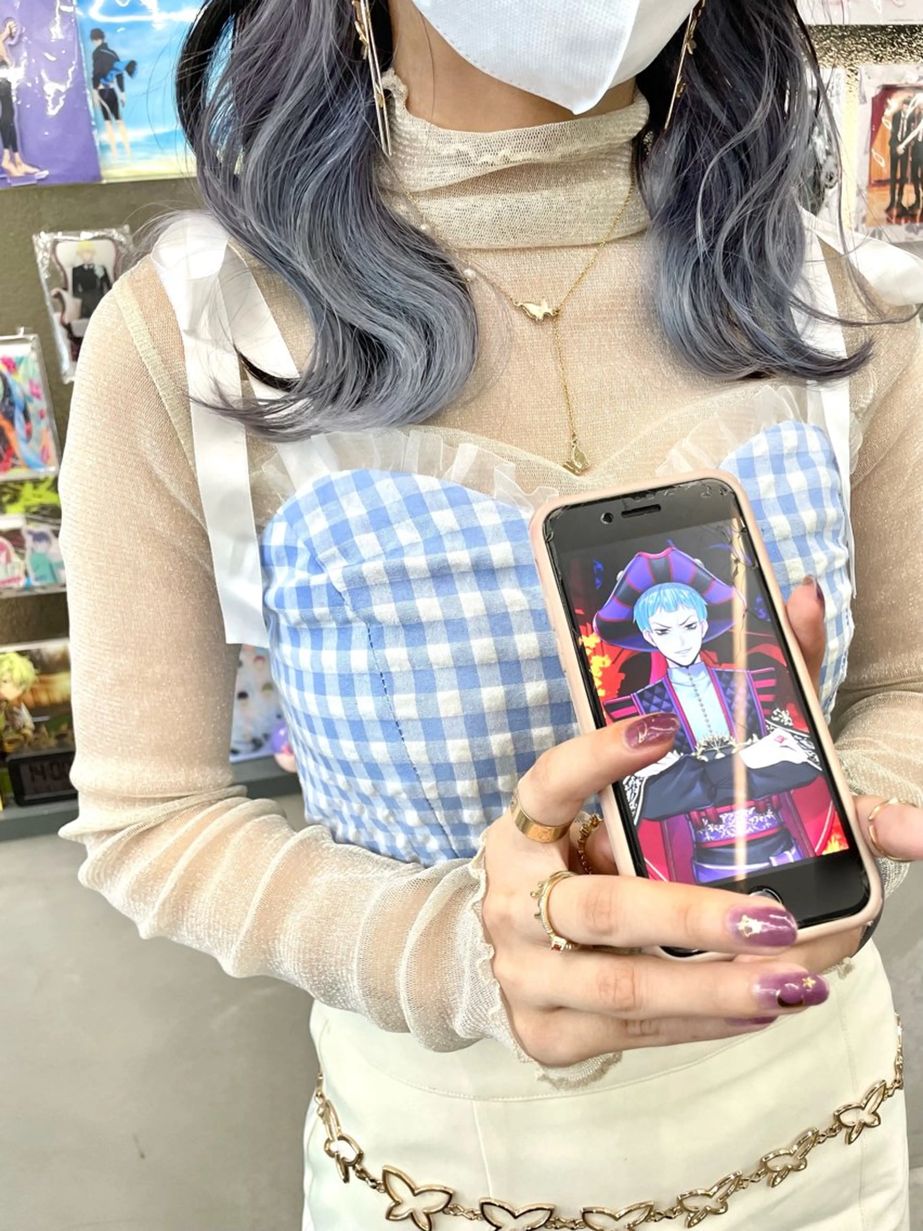 セミロング カラー SALOWIN池袋East店3F所属・インナーカラー 推し ブリーチ  髪質改善のヘアスタイル