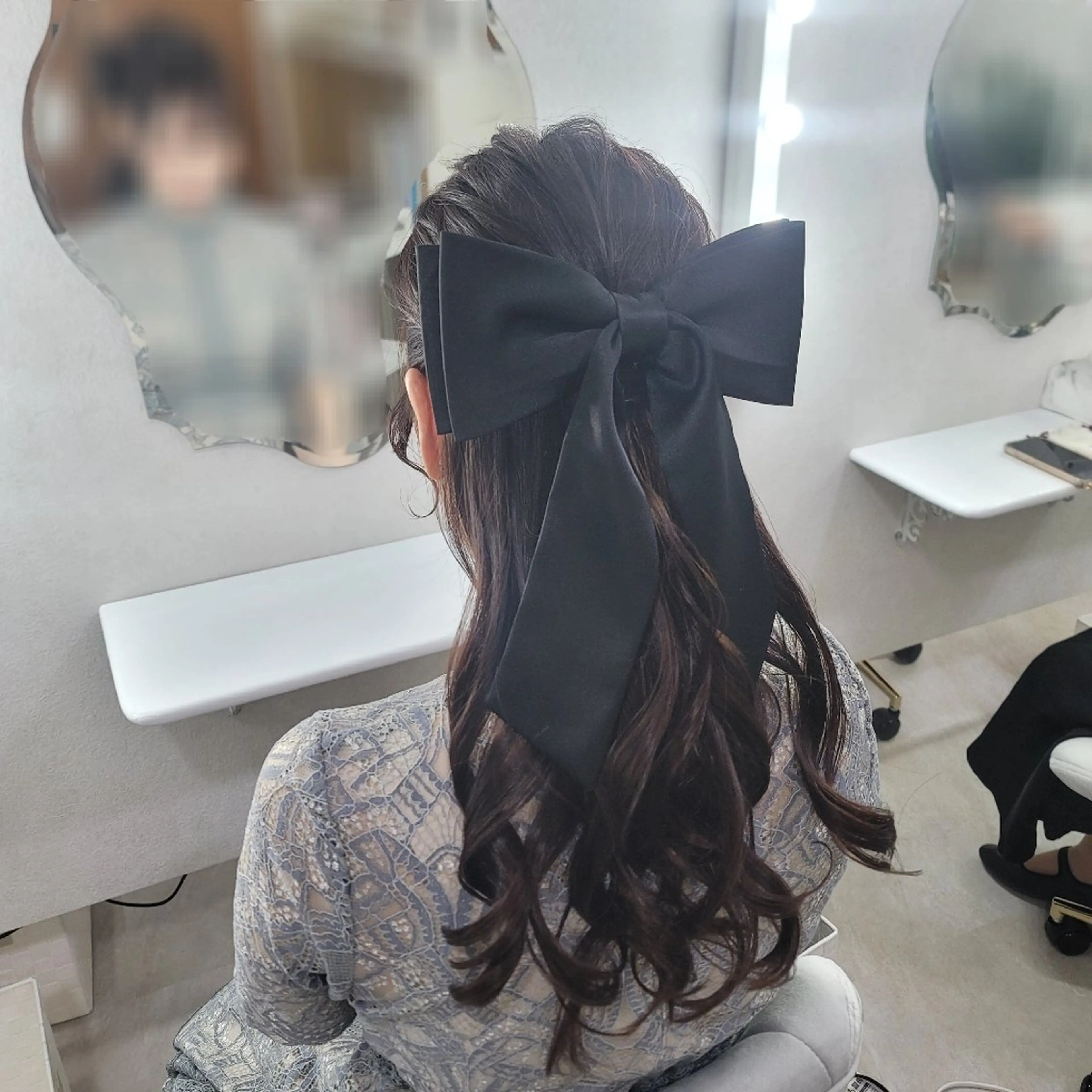 ロング ヘアアレンジ ハーフアップ ヘアセット 渥美 寿美翔のヘアスタイル