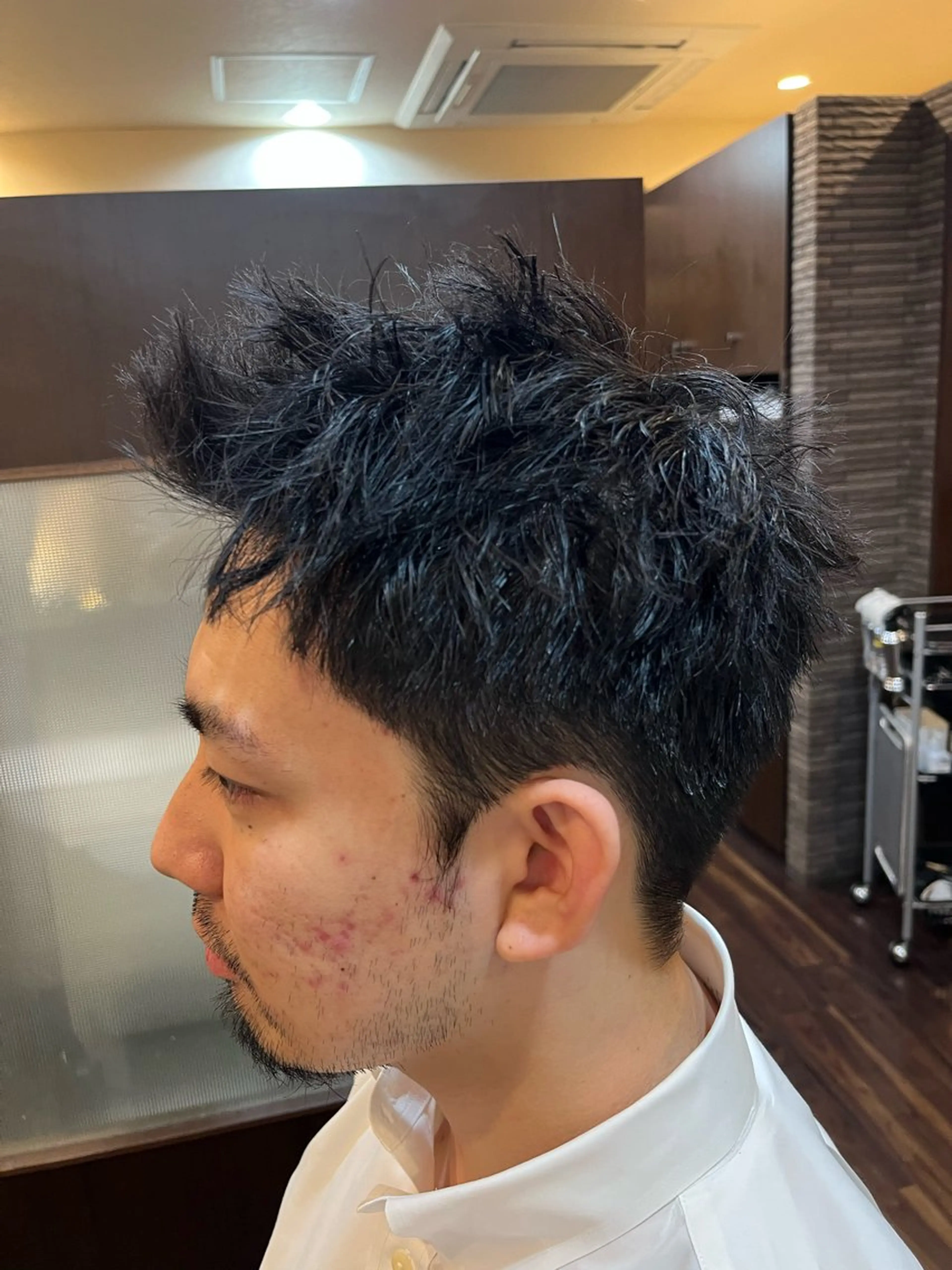 ショート パーマ 阿部 桃子のヘアスタイル