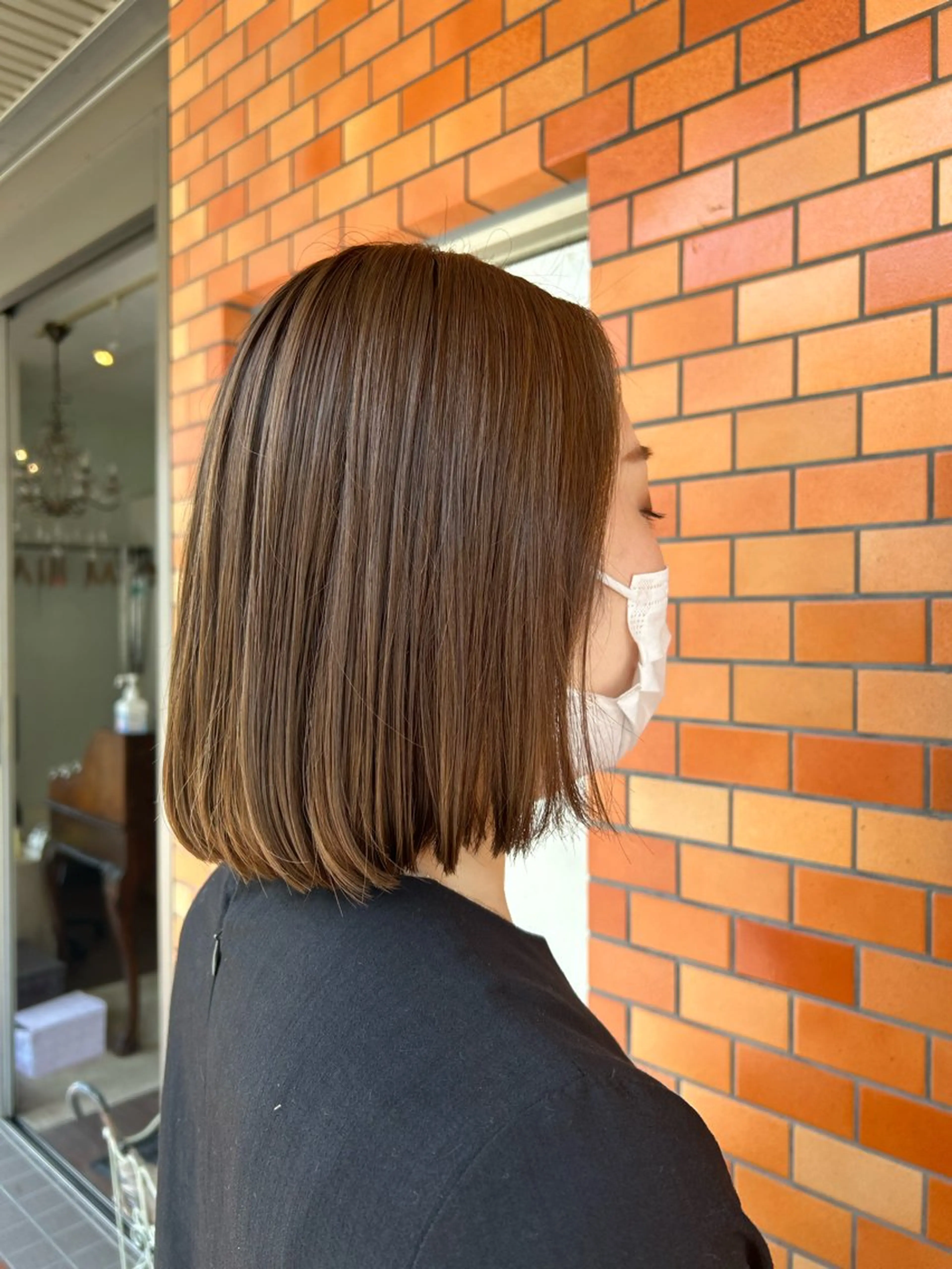 ショート カラー ウチカド エリナのヘアスタイル