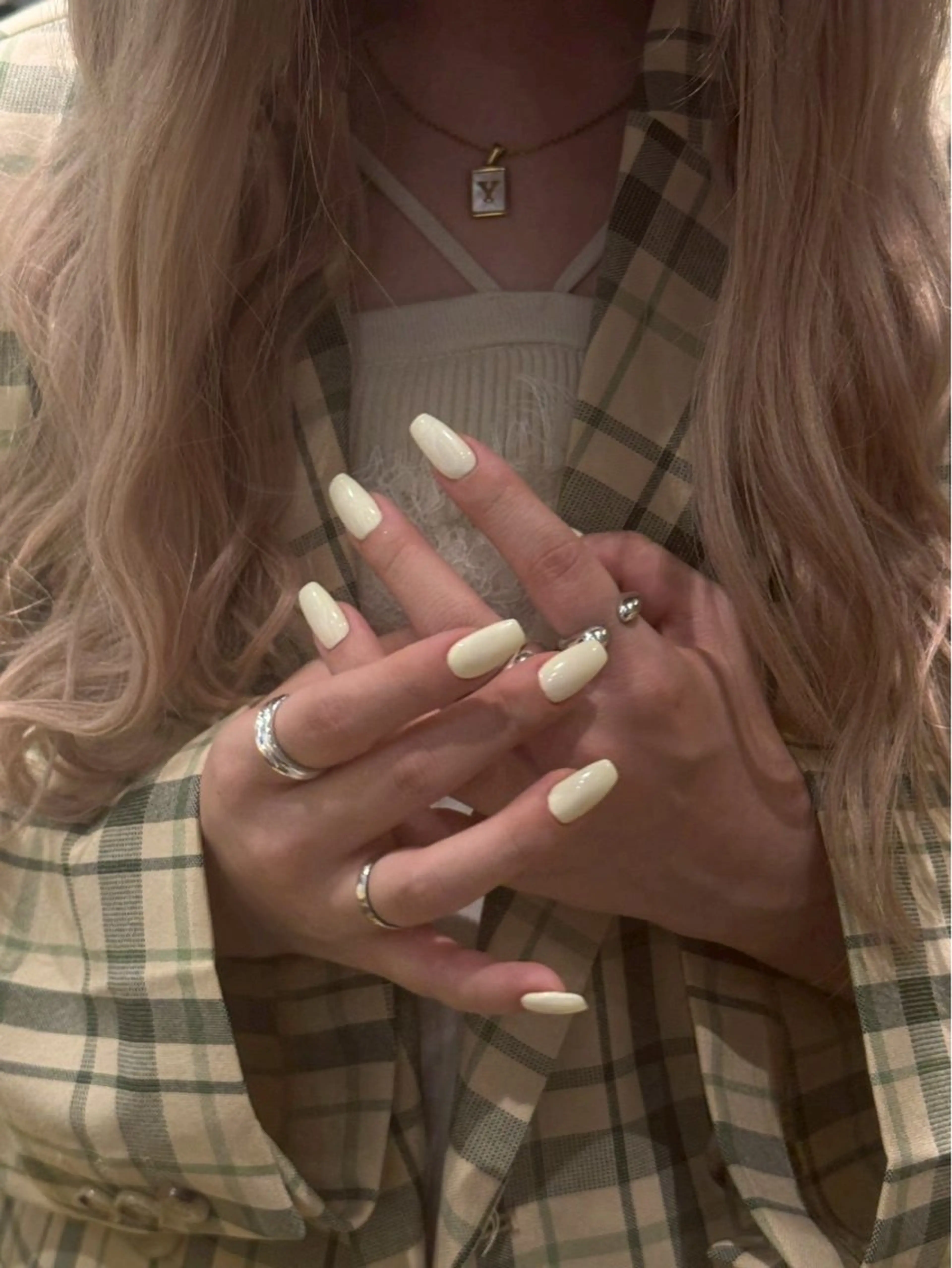 ネイル パステルネイル 春ネイル 黄色 ハンドネイル JON YUEのネイルデザイン