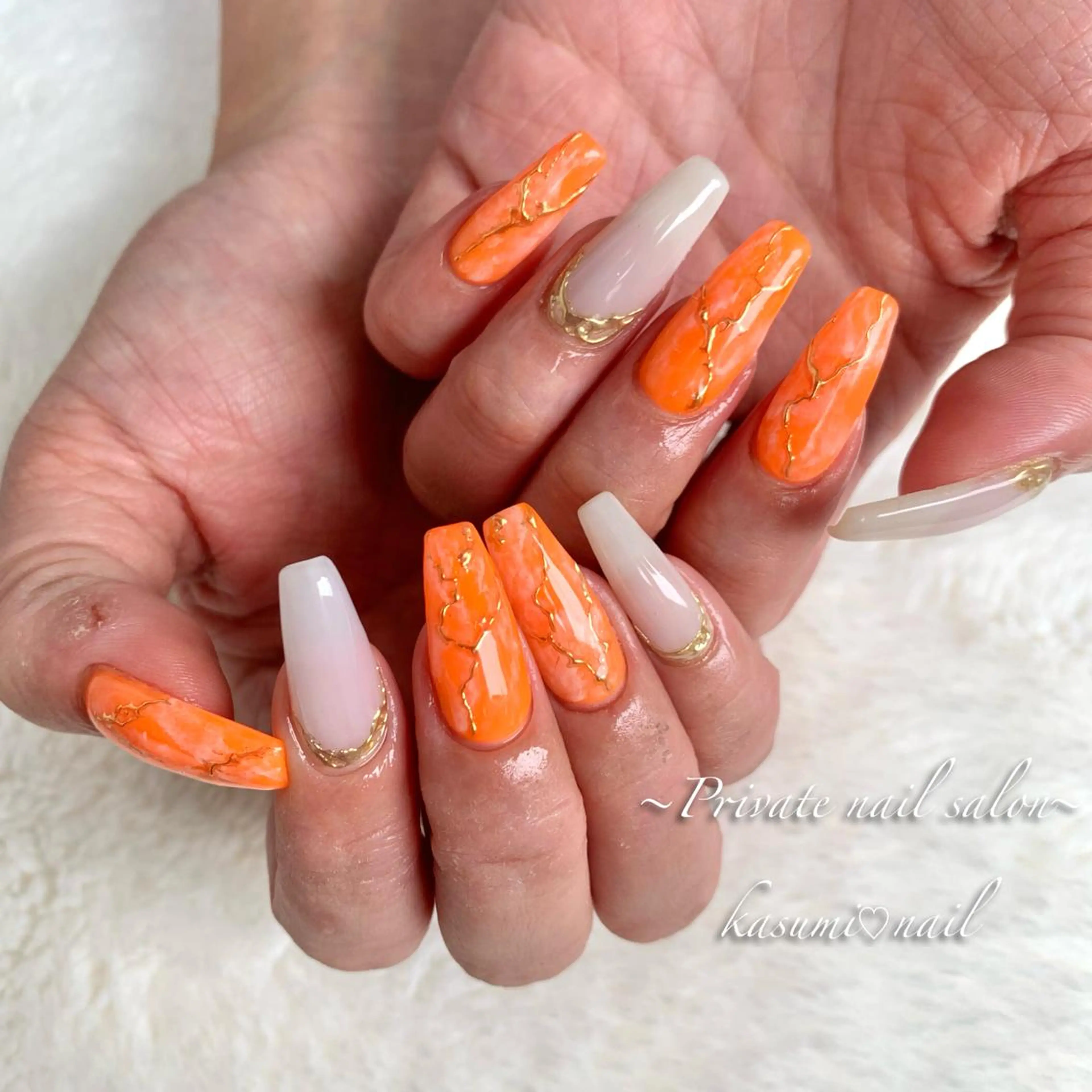 ネイル アートネイル ラメ(グリッター) マグネットネイル ミラーネイル 持ち込み KASUMI♡ Nailのネイルデザイン