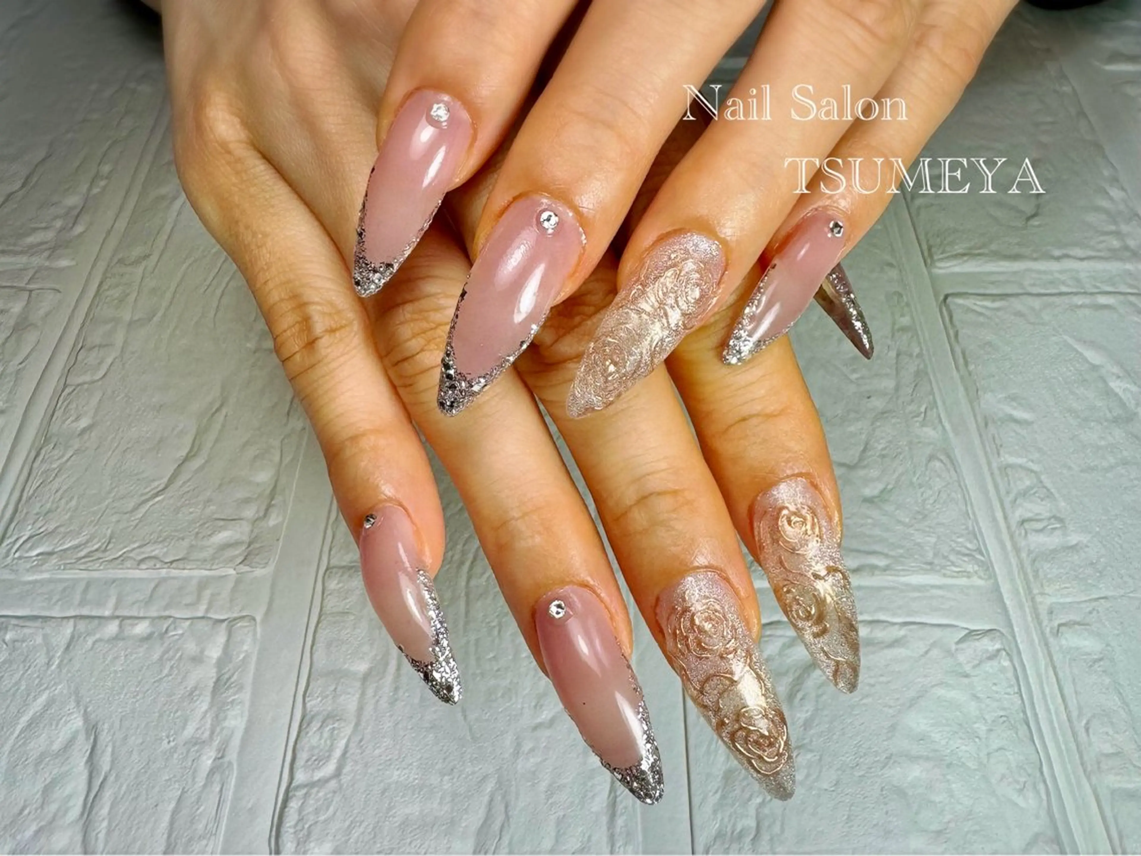 ロング TSUMEYA KONのネイルデザイン