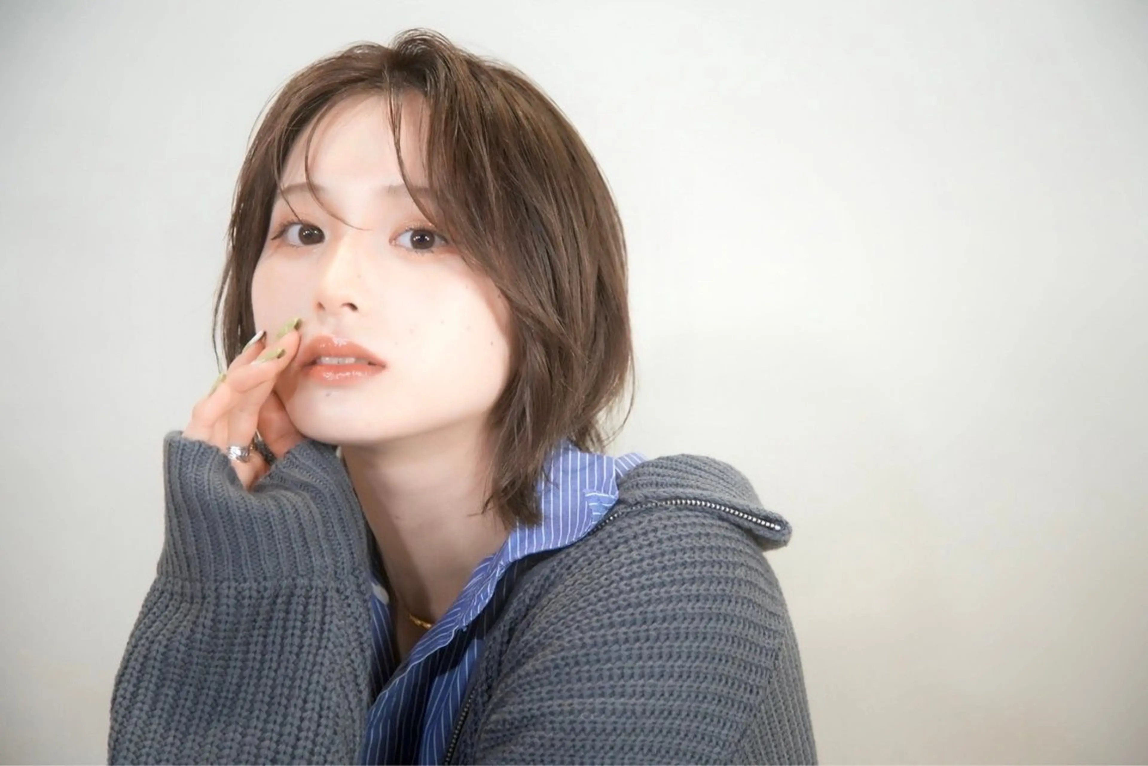 ミディアム カラー カット ヘアカラー トリートメント 🌕ボブ/髪質改善 /レイヤー🌕悠人のヘアスタイル