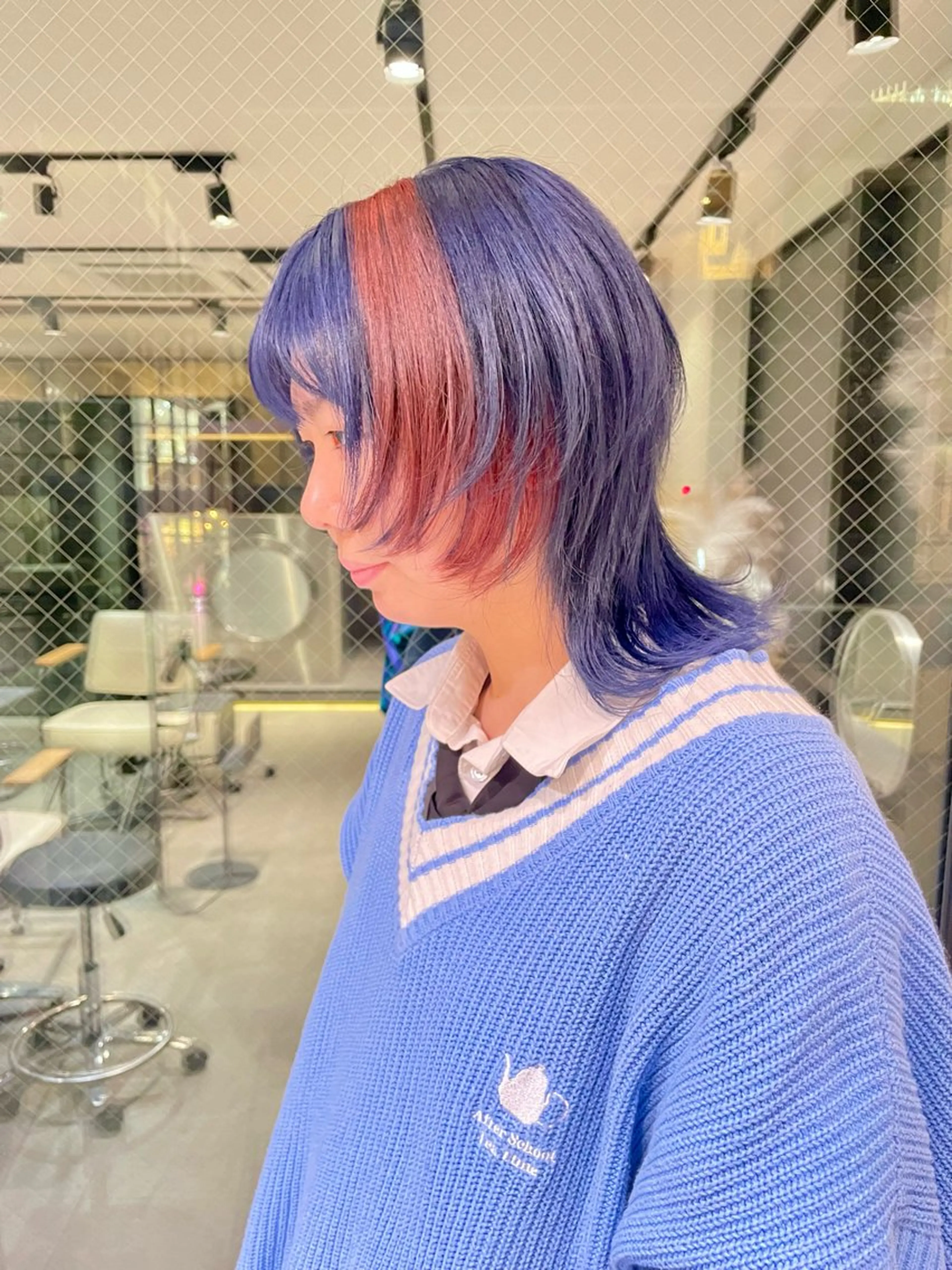 セミロング GO TODAY SHAiRE SALON 原宿本店所属・REINA/ブリーチ /ハイトーン/原宿のヘアスタイル