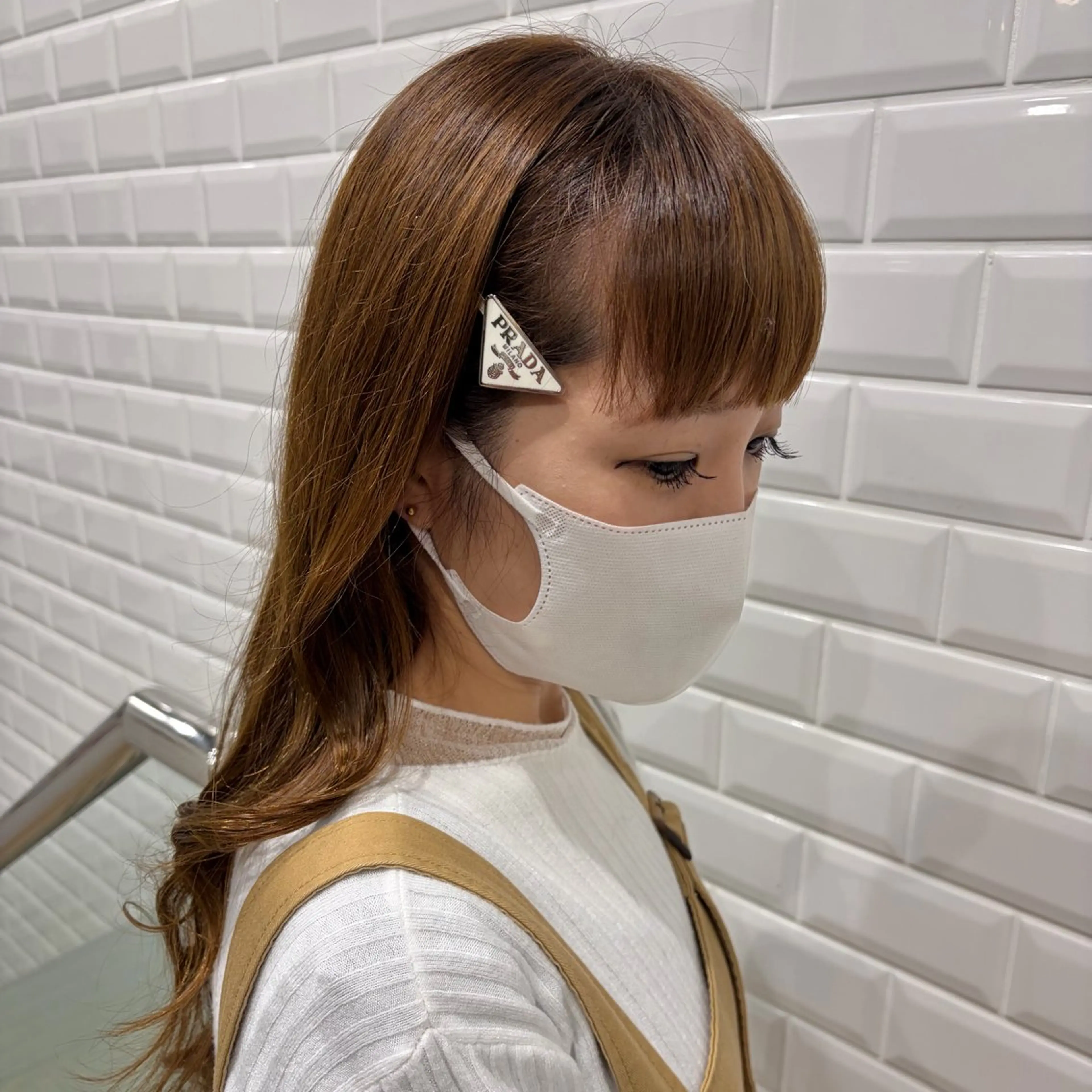 ロング カラー APPiiS所属・オノデラ ハヅキのヘアスタイル