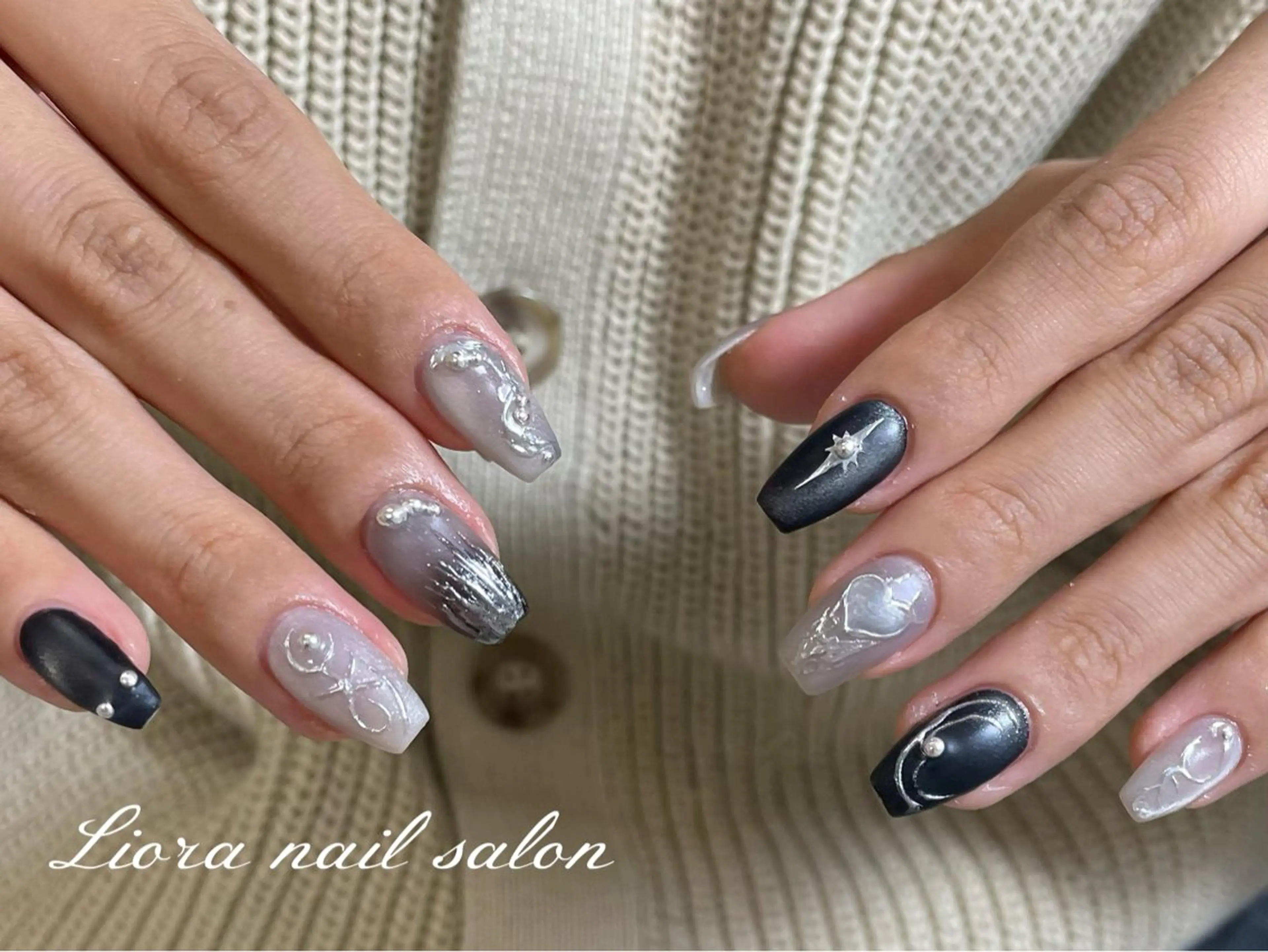 ネイル チークネイル フットネイル フレンチネイル ジェルネイル ガーリー ハンドネイル Liora nail スカルプ専門店のネイルデザイン