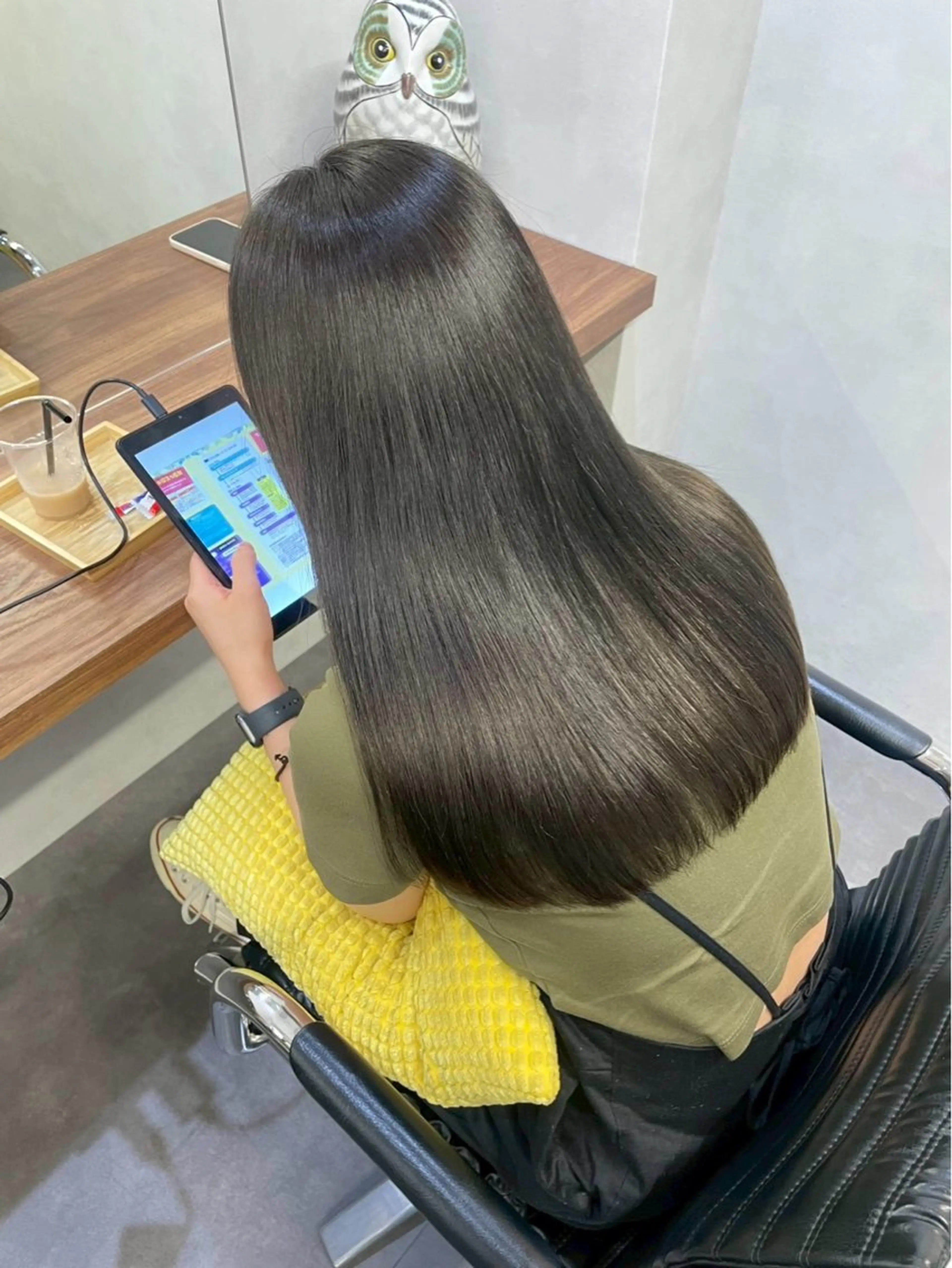 ロング カラー 縮毛矯正モデル募集中 /西梅田/筒井大翔のヘアスタイル