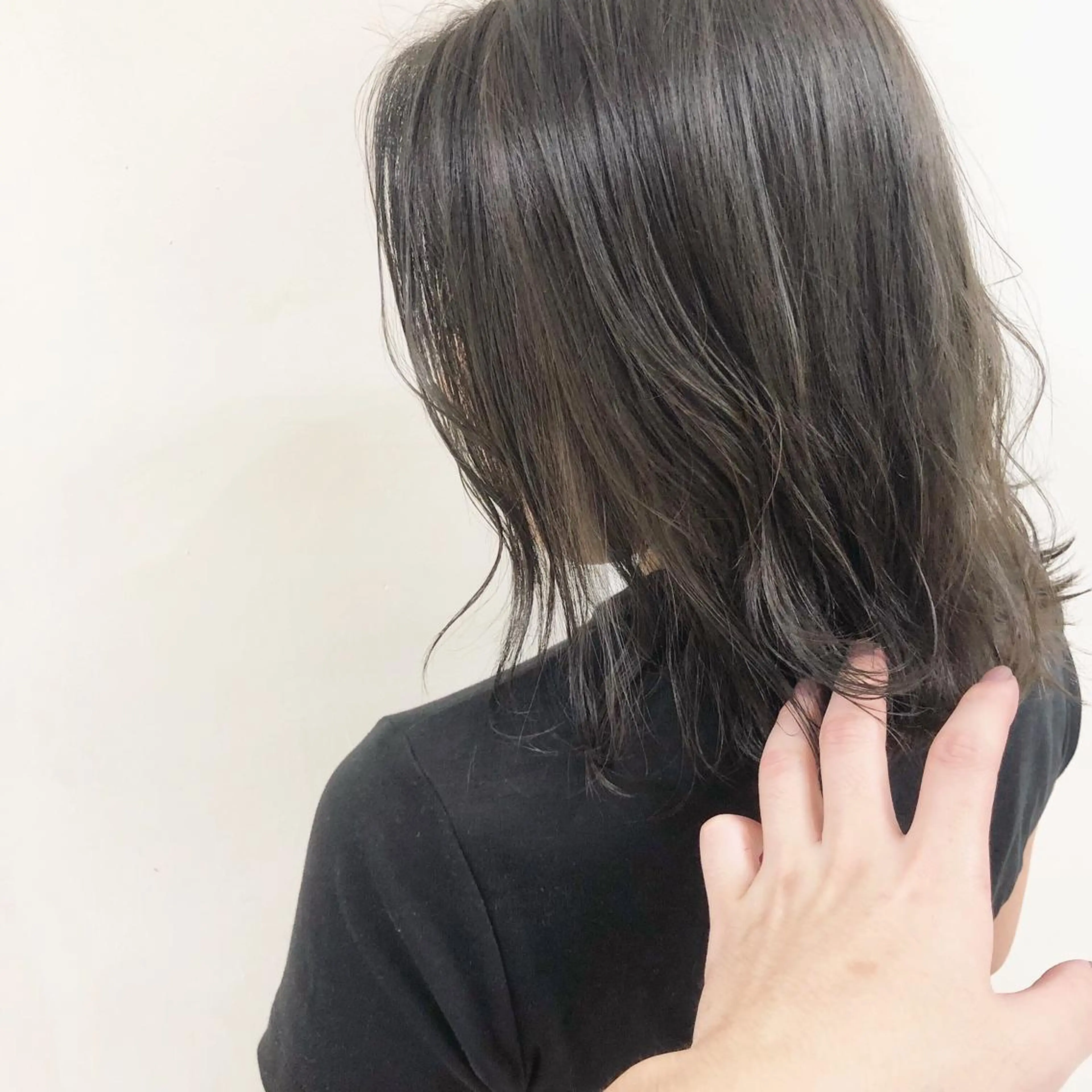 ミディアム カラー カット ボブ/パーマ 古家 佑真のヘアスタイル