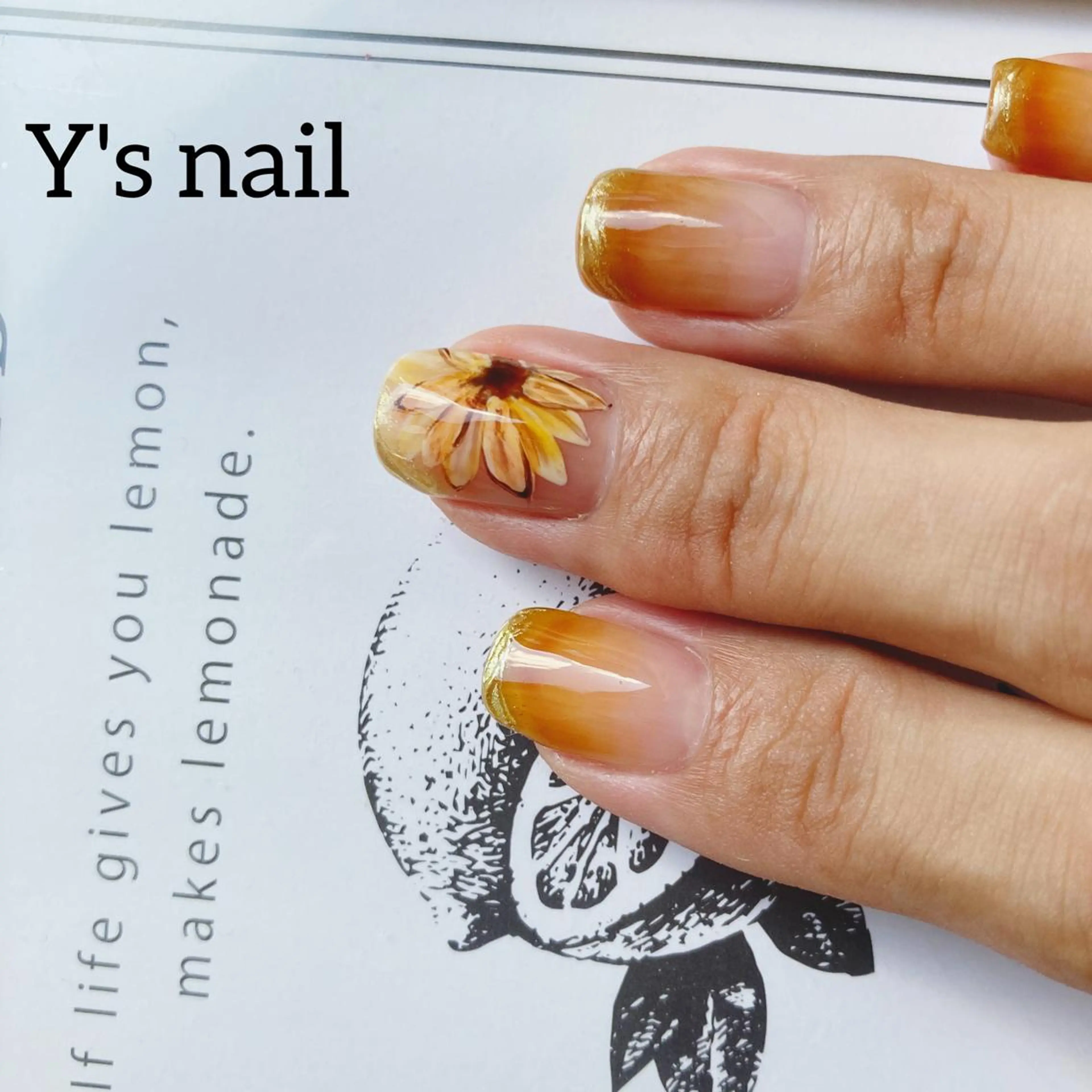 ネイル ハンドネイル 手書きが得意🖌️ Y’s  nailのネイルデザイン