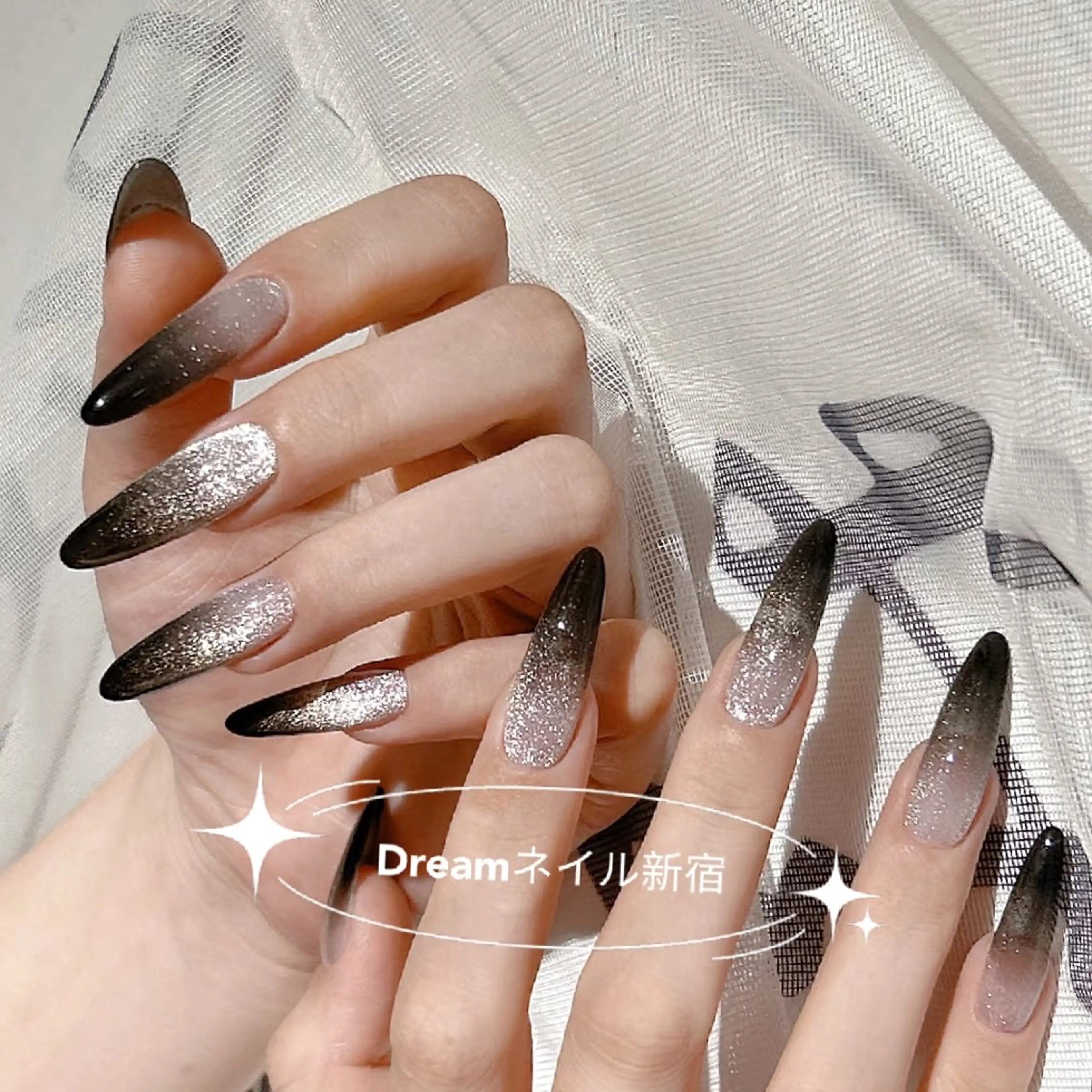 ネイル ネイリストゆか💅 長さだし、深爪矯正のネイルデザイン