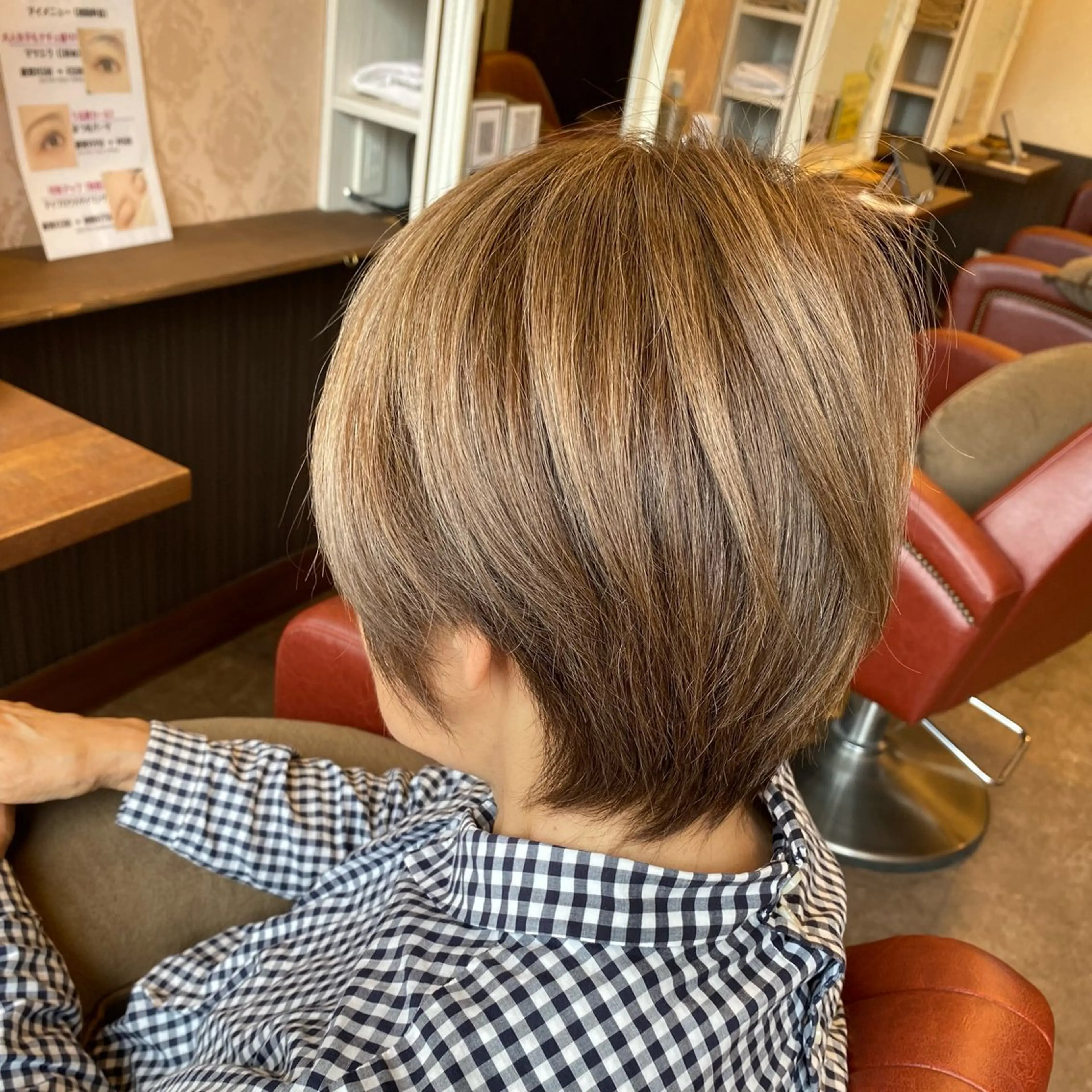 ショート カラー カット ヘアカラー トリートメント Pixie Bob 🐈‍⬛　位田のヘアスタイル