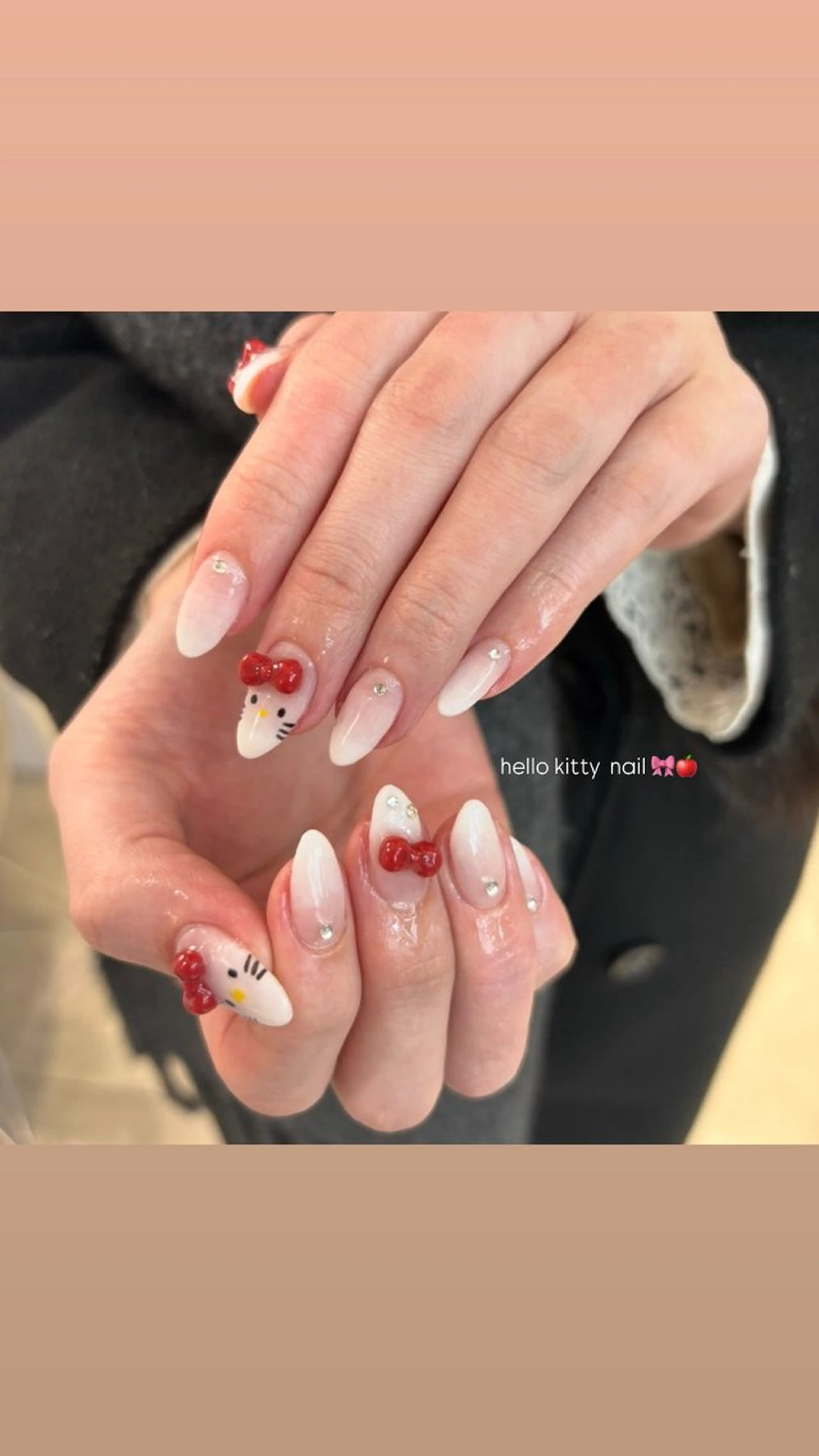 ネイル ハンドネイル 暖色カラー/ ネイル momo🍀☆*:°のネイルデザイン