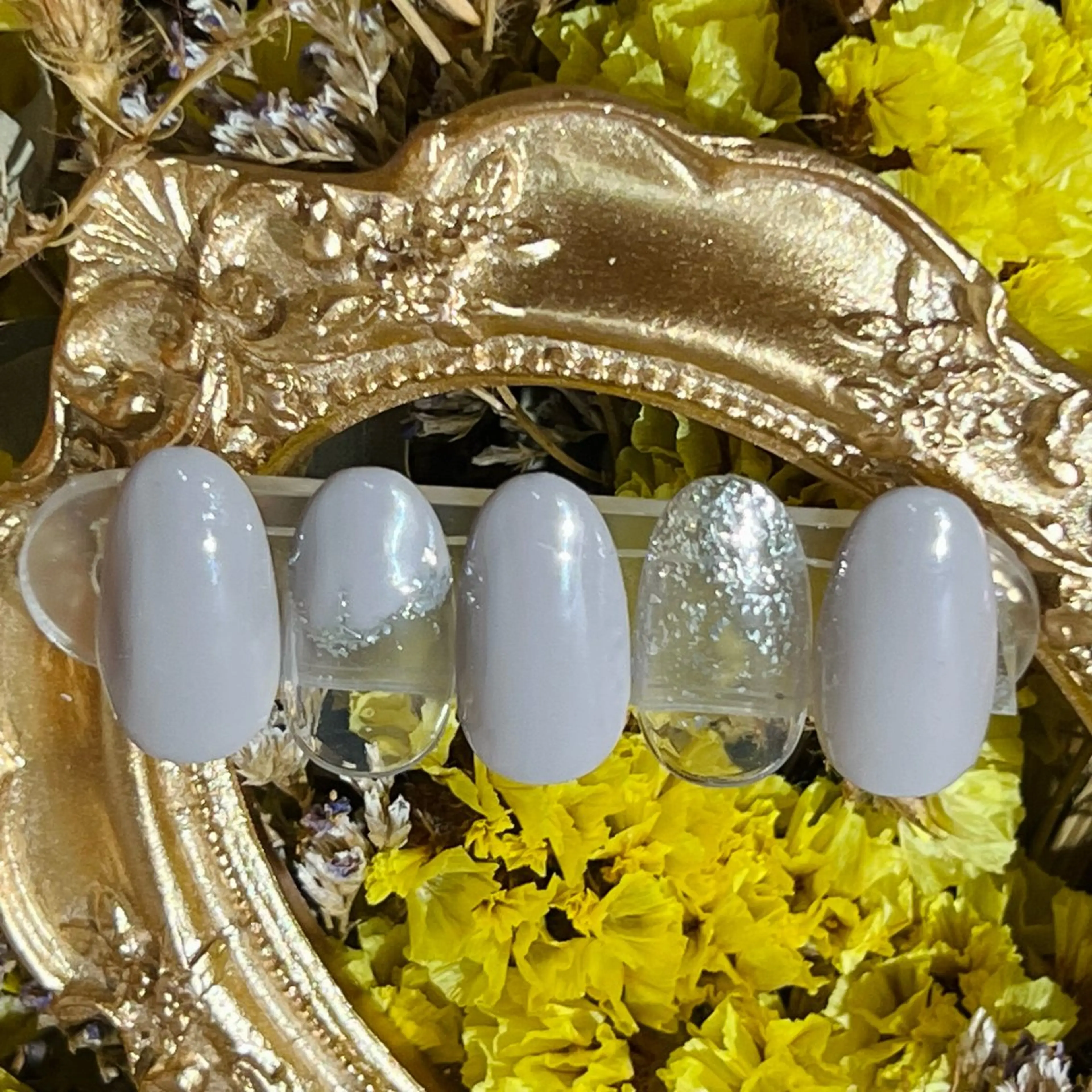 ネイル アートネイル フラッシュネイル フレンチネイル ジェルネイル ガラスフレンチ ハンドネイル You&Me Yukiのネイルデザイン