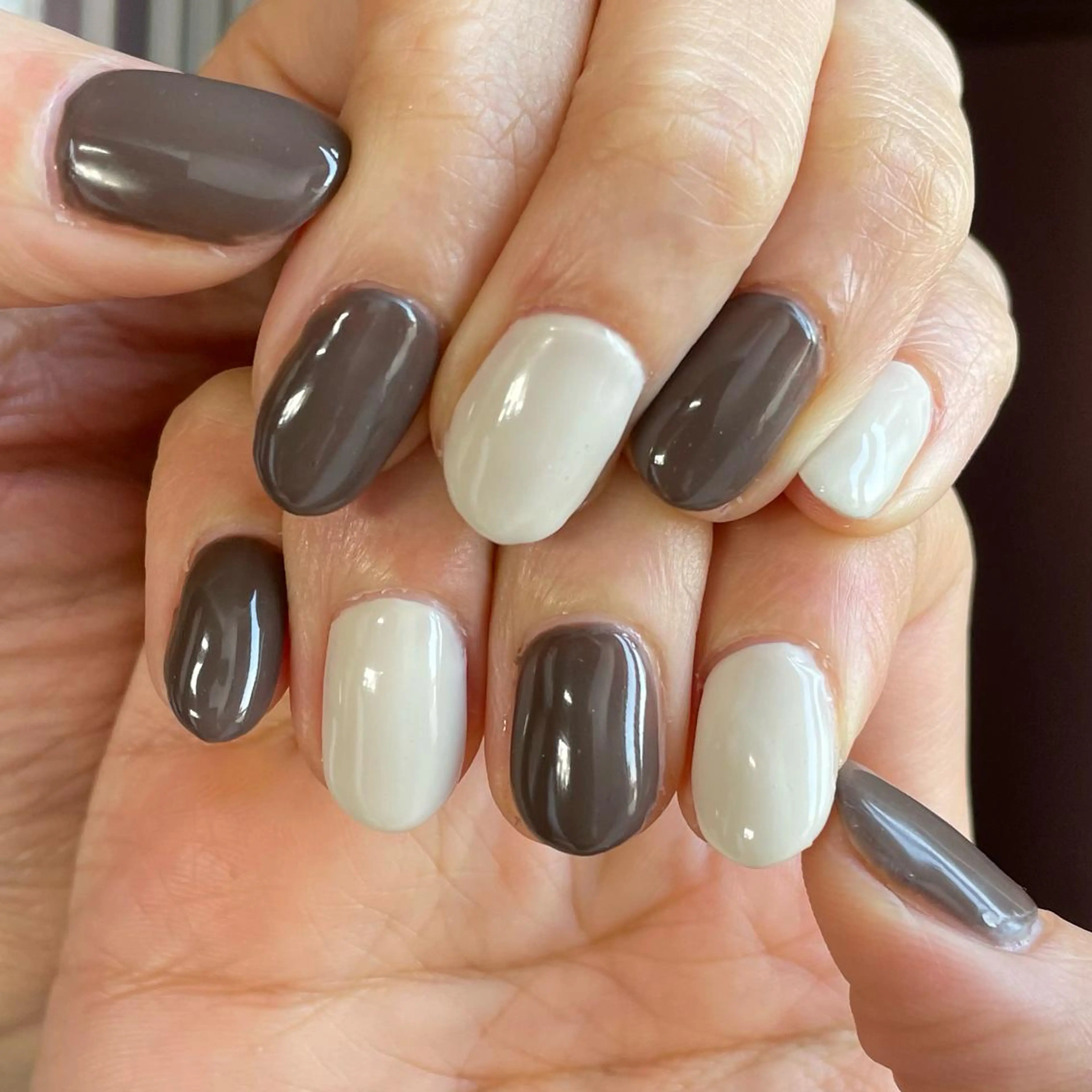 ネイル ワンカラーネイル 奥園 良恵のネイルデザイン