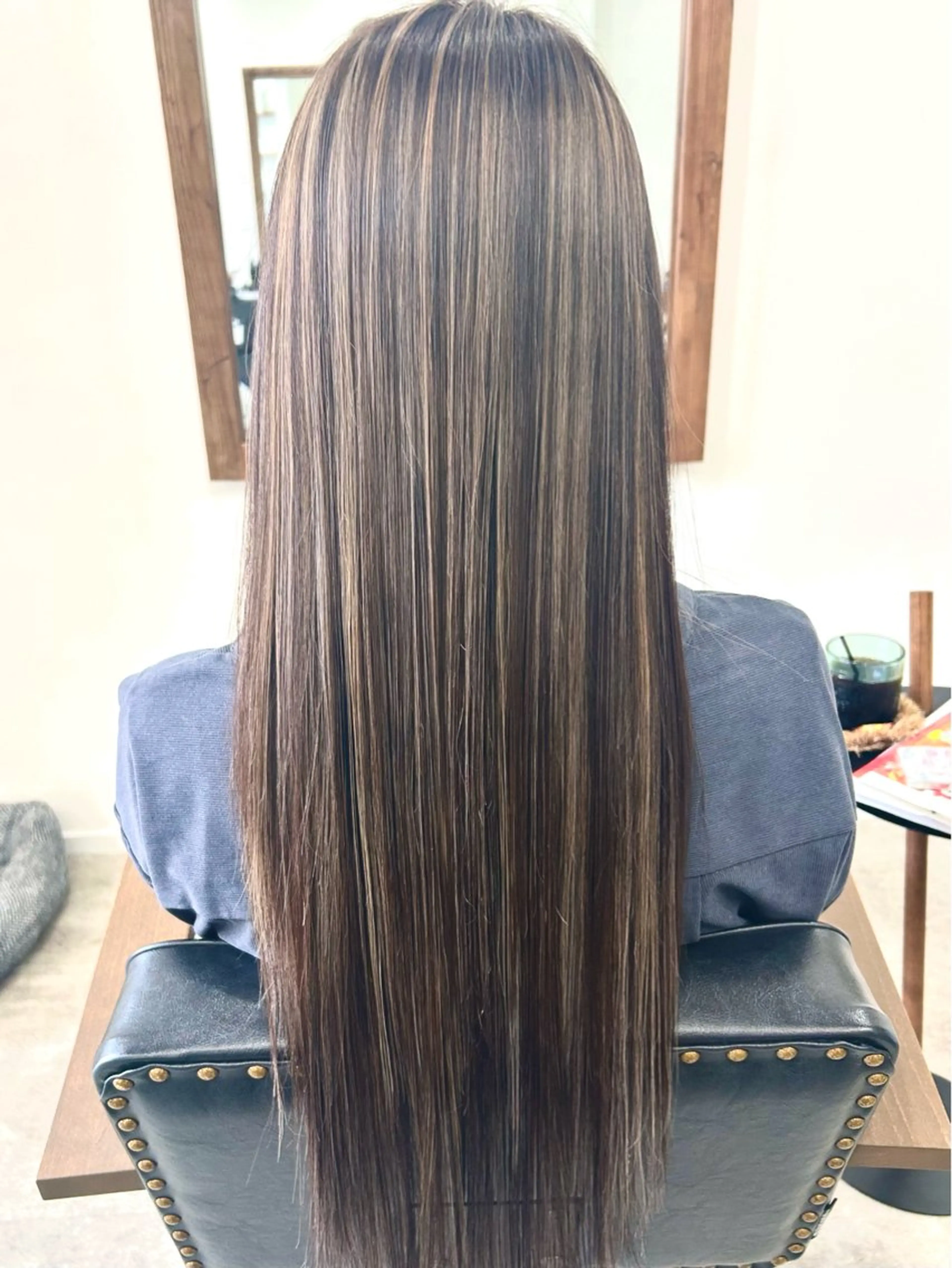 ロング カラー ハイライトカラー ハイライト SOL _桐山渚のヘアスタイル