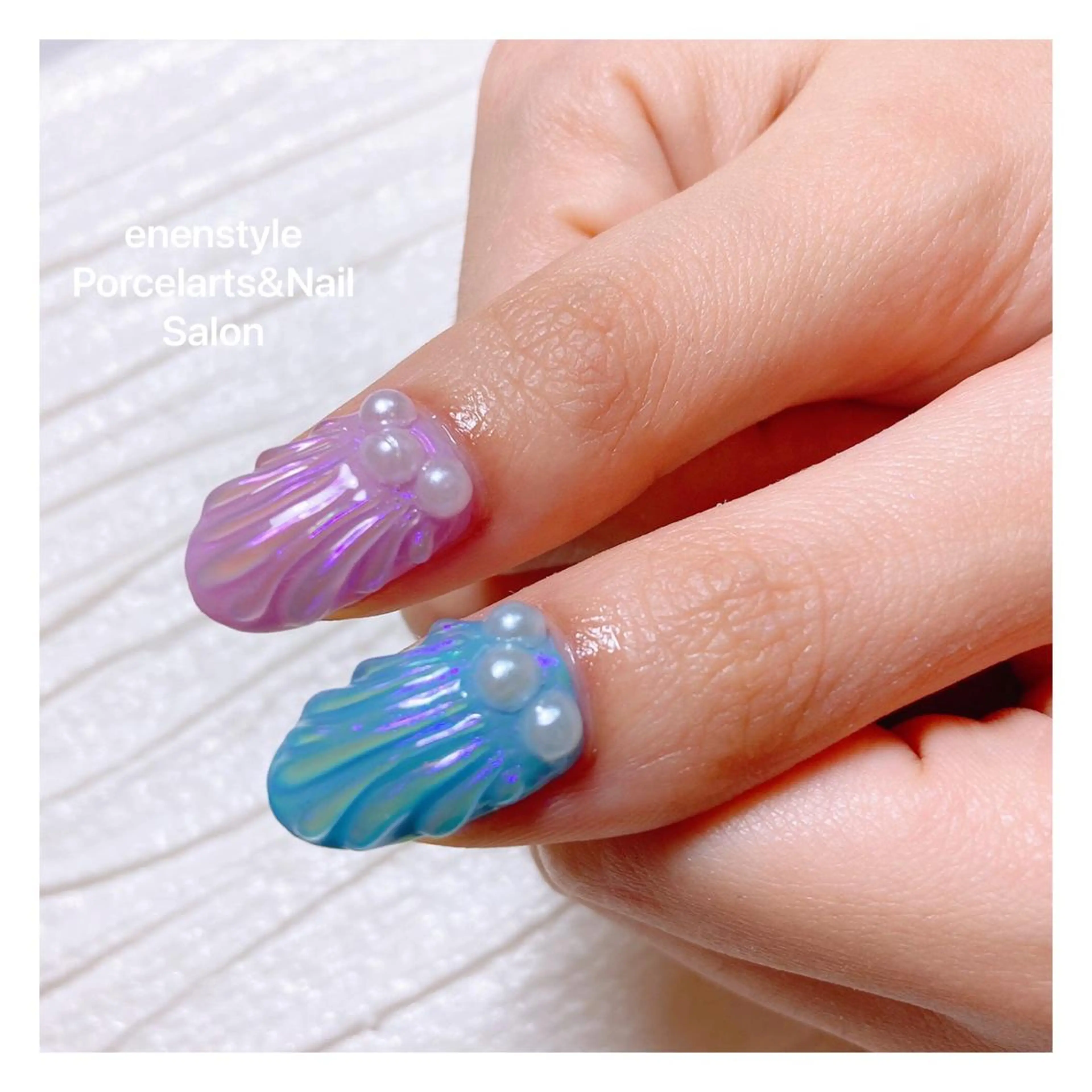 ミディアム ネイル ハンドネイル 👑enen style👑のネイルデザイン