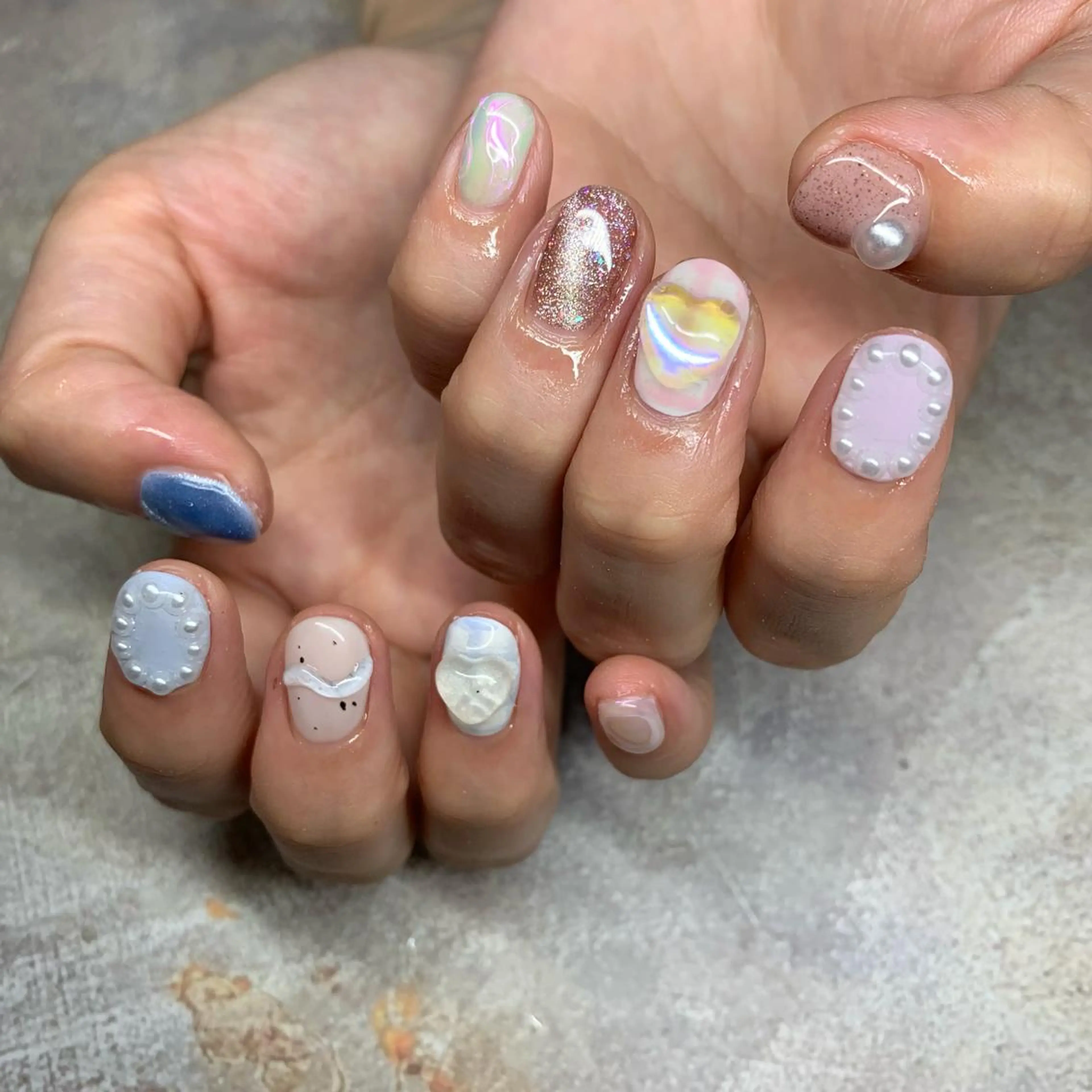 ネイル nailsalon Lithos所属・nailsalon Recontreのネイルデザイン