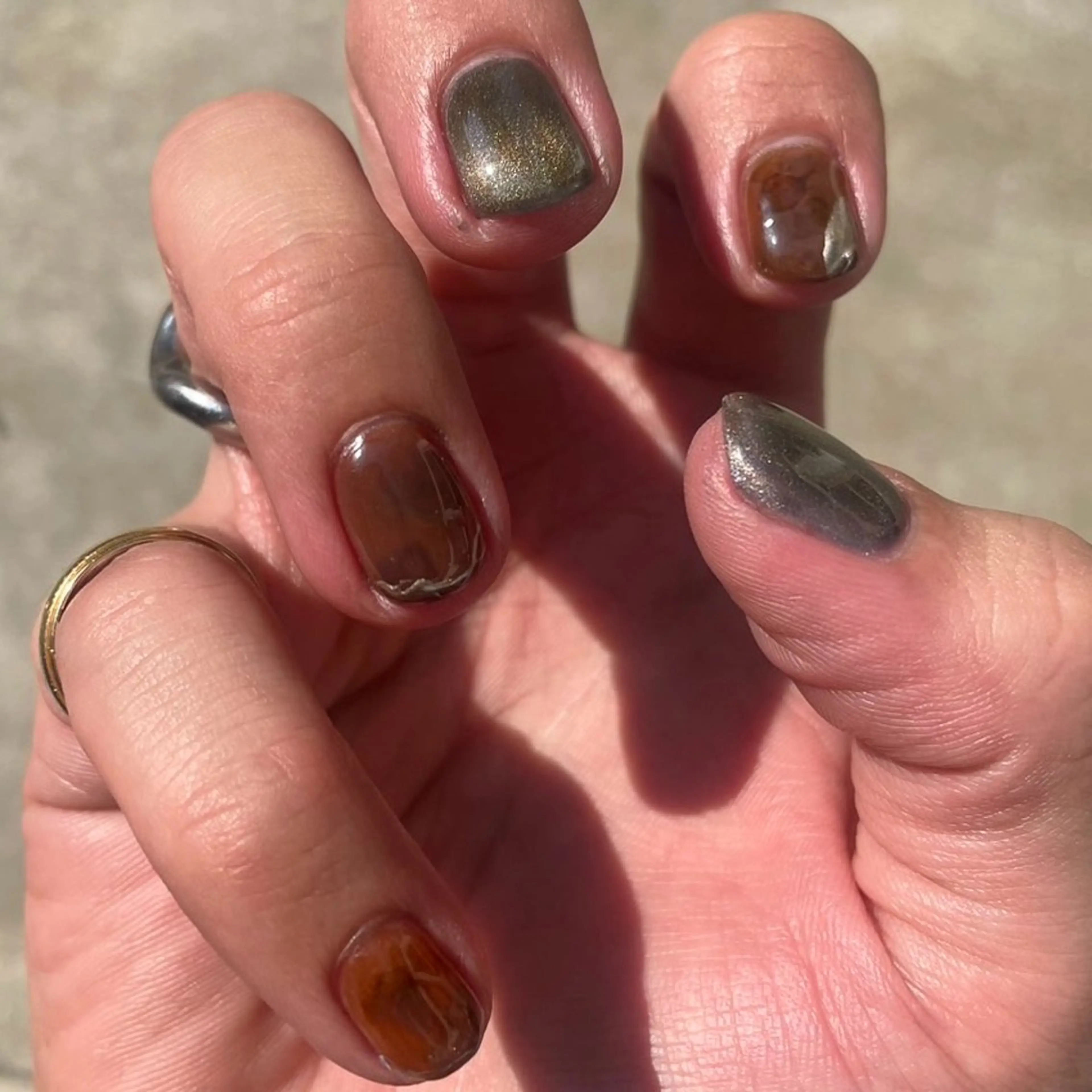 ネイル アートネイル べっ甲ネイル フラワーネイル フットネイル フレンチネイル Seemly 千田町店所属・フラワーパラジェル 🌸シームリーエミのネイルデザイン