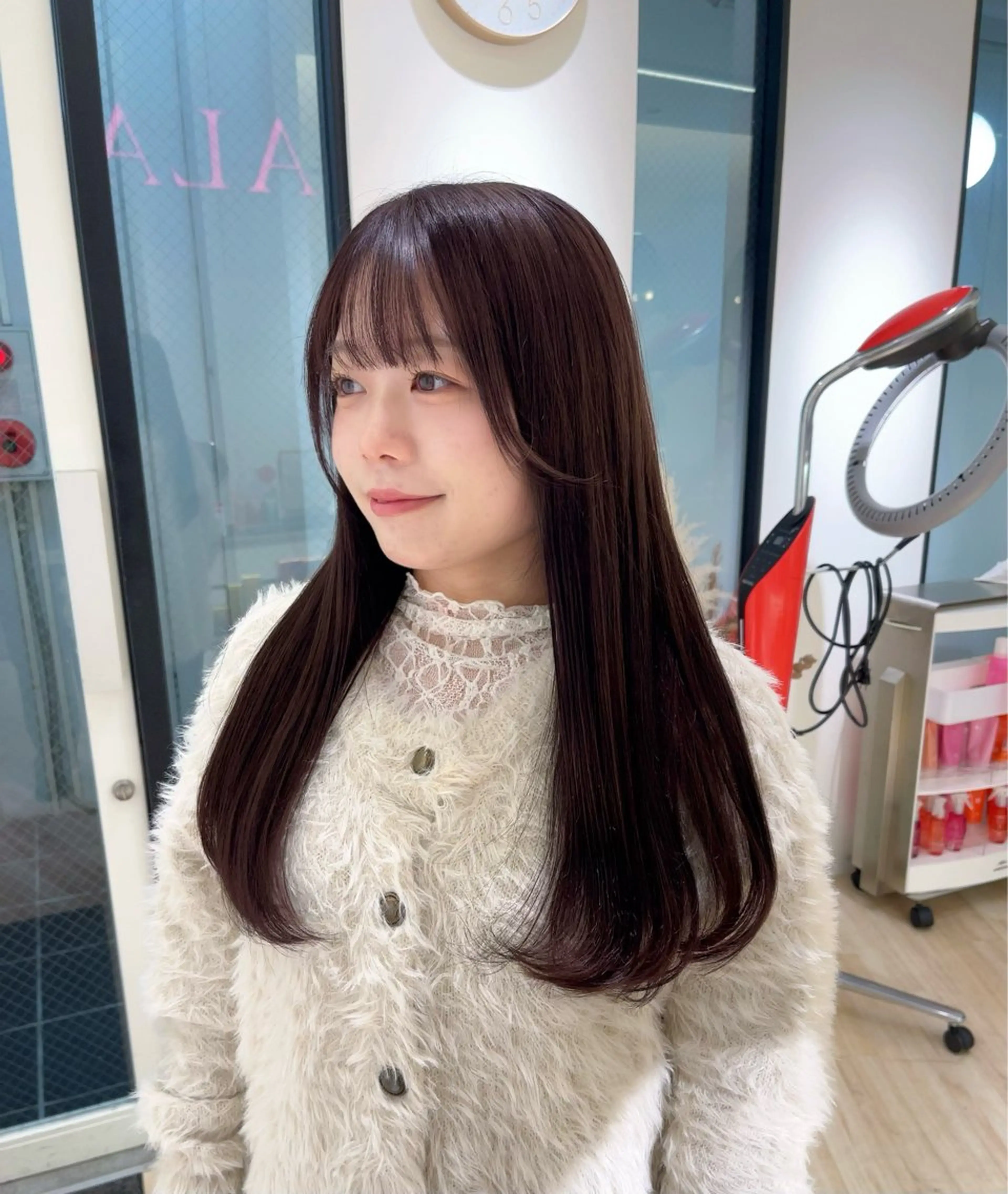 ロング カラー ピンクカラー カット ヘアカラー トリートメント ParveMix / 山本 玲南🫧🪽のヘアスタイル