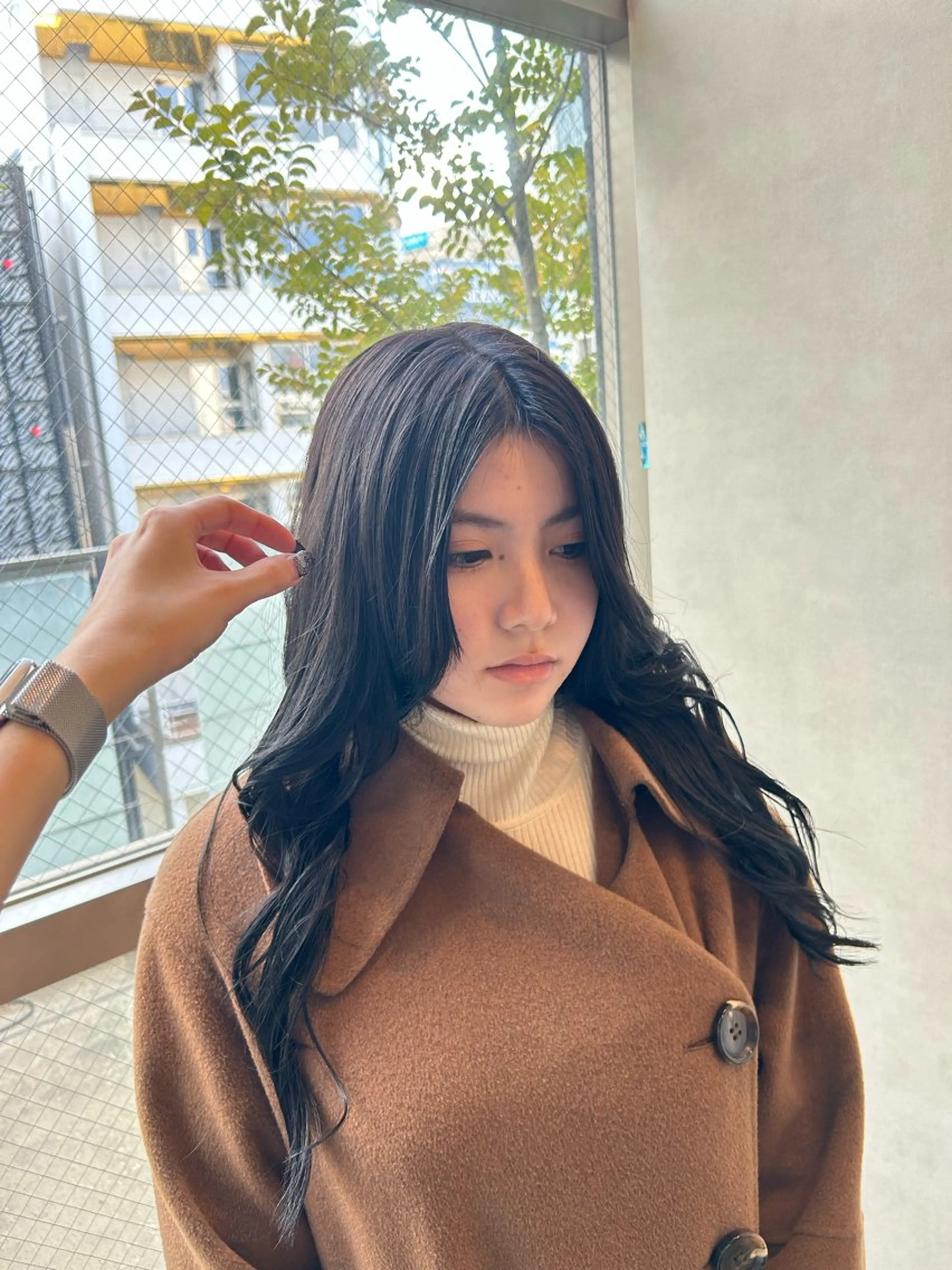 ロング カラー ヘアカラー Marin🫐/ 名駅/レイヤーカットのヘアスタイル