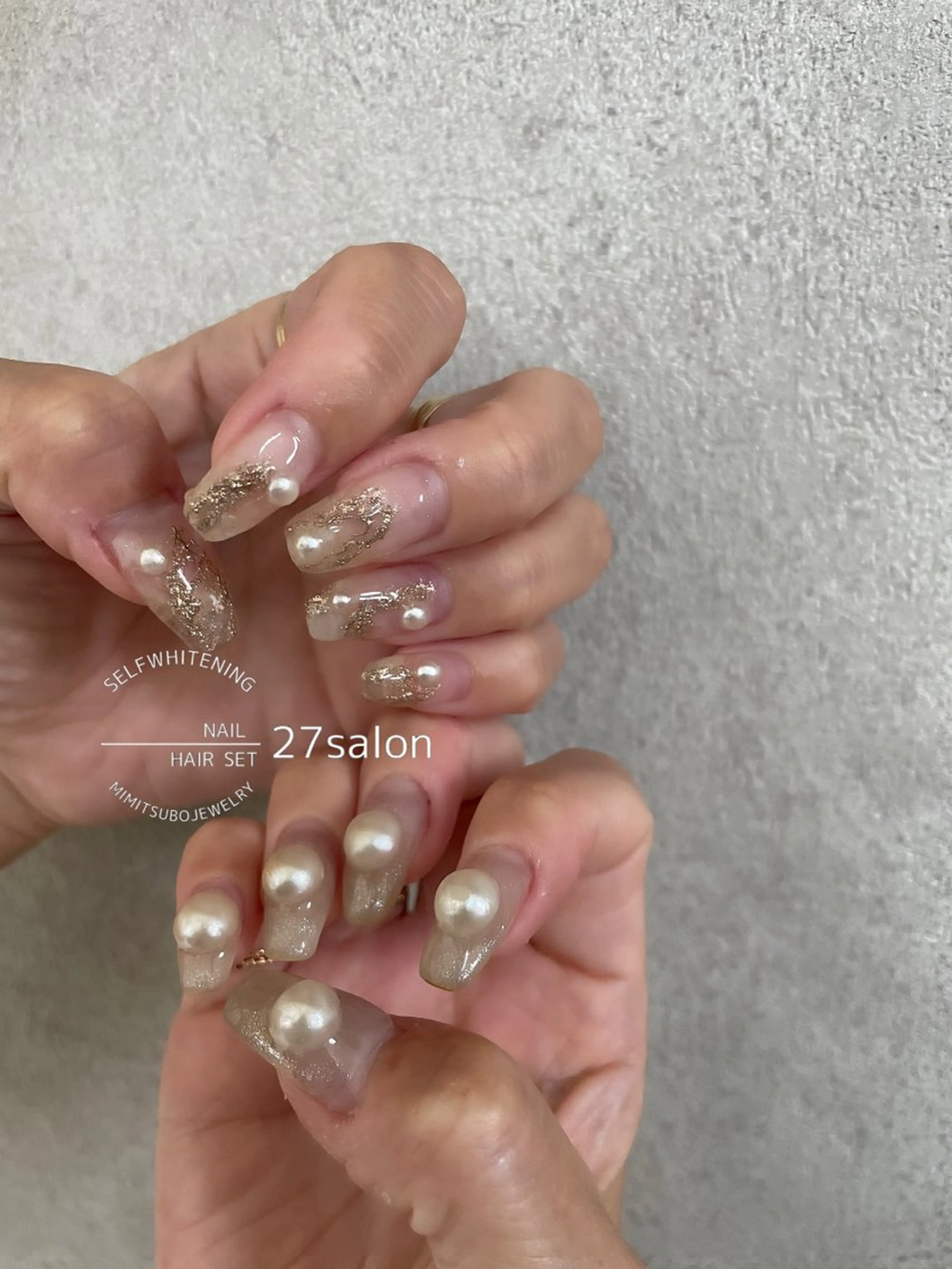 ネイル ニュアンスネイル ハンドネイル 27salon yuinaのネイルデザイン