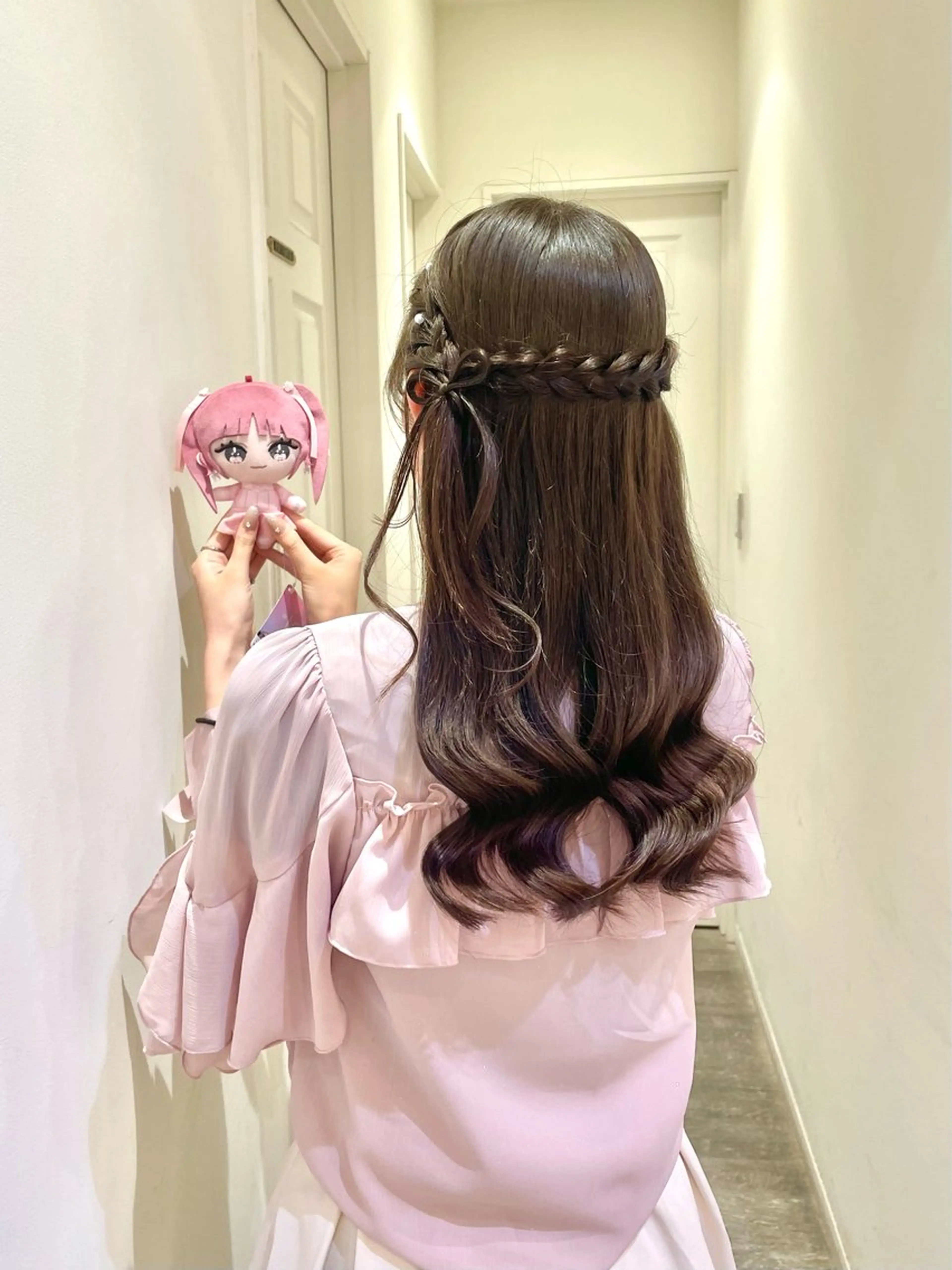 ヘアアレンジ ハイトーンカラー/ 長さだし🐇きょうかのヘアスタイル