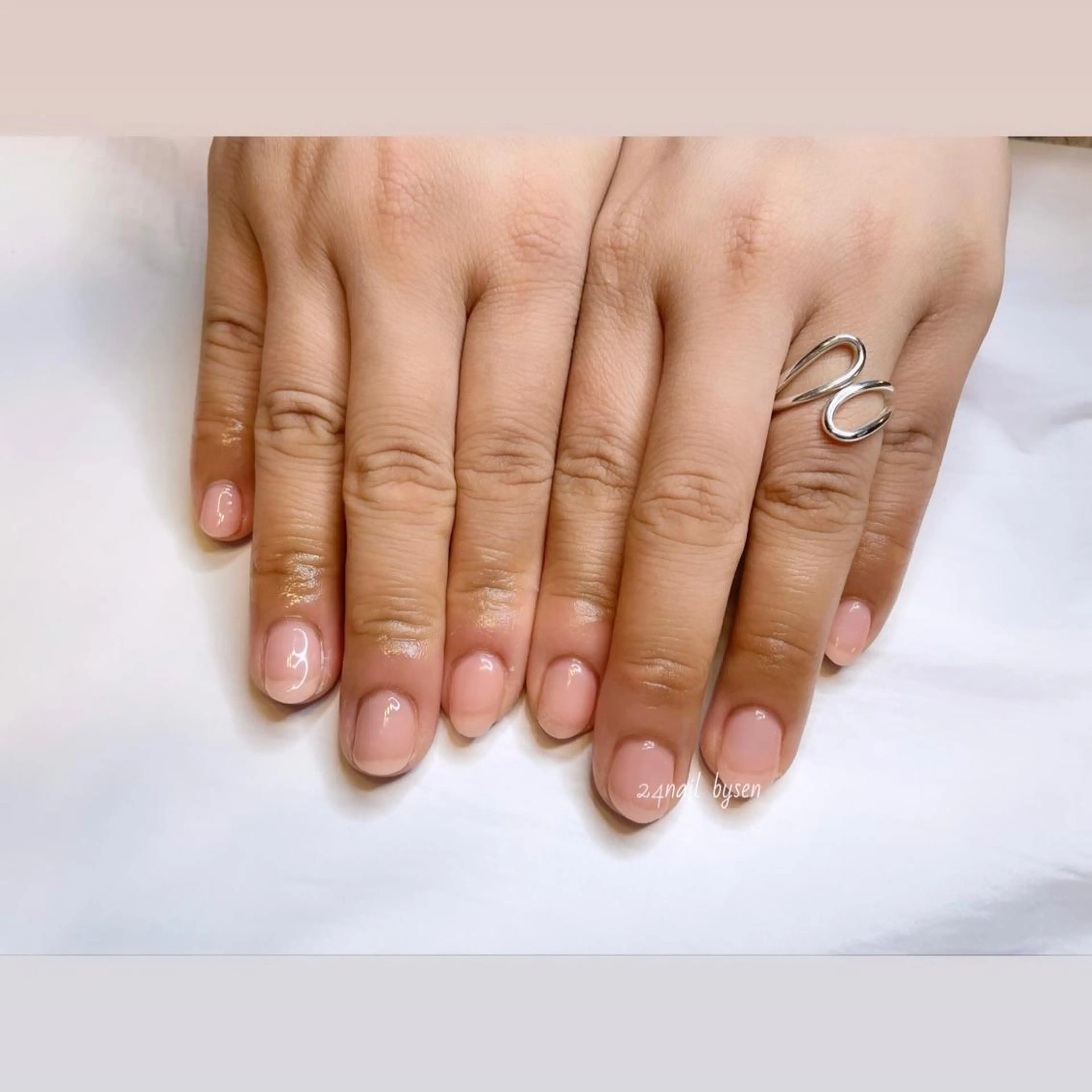 ネイル ジェルネイル ピンク Atelier by 24nail/Ayaのネイルデザイン