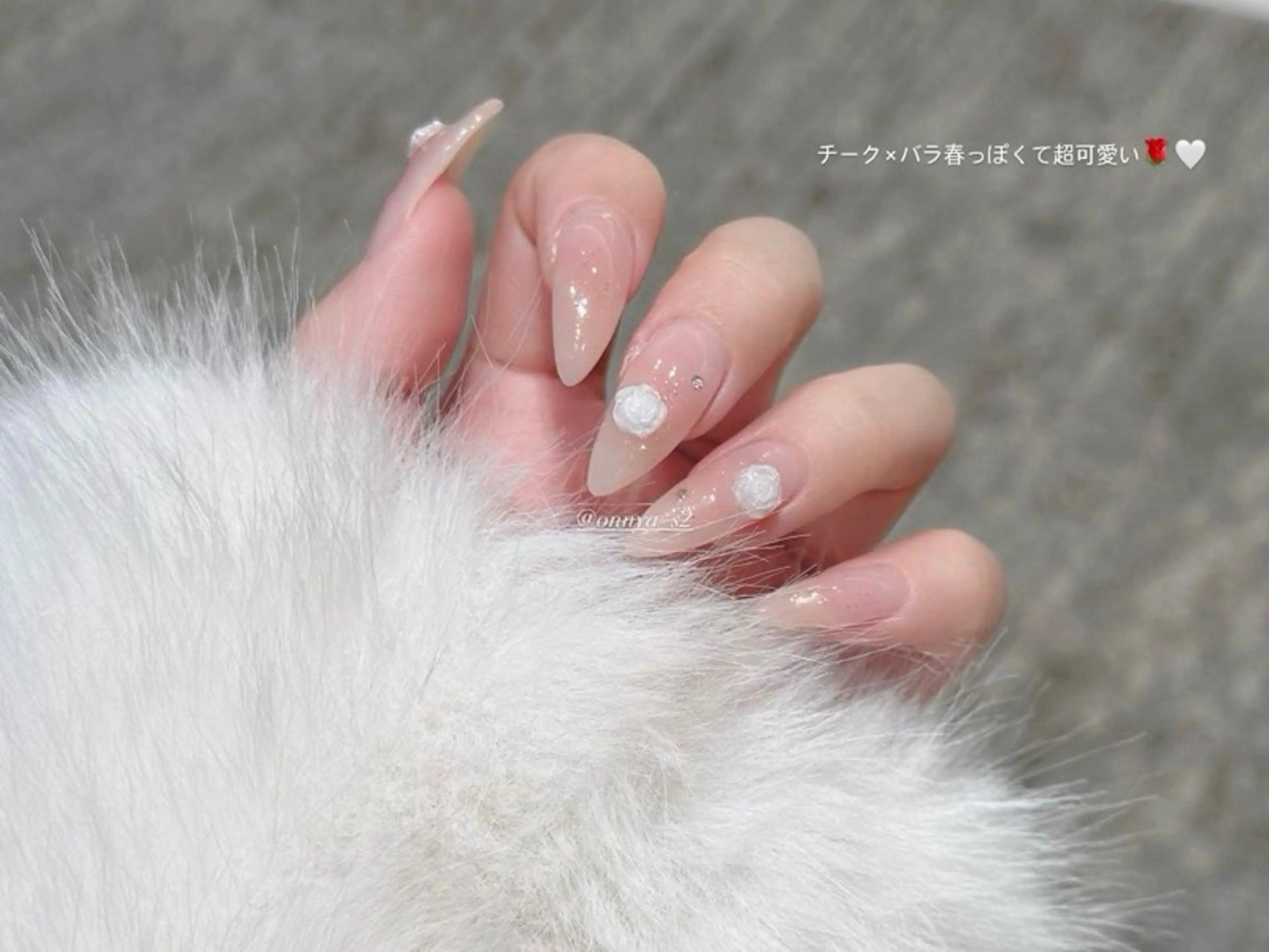 ネイル 長さ出し グラデーション 卒業式 キラキラネイル マグネットネイル ハンドネイル Lee Nails チップ長さだし専門店のネイルデザイン