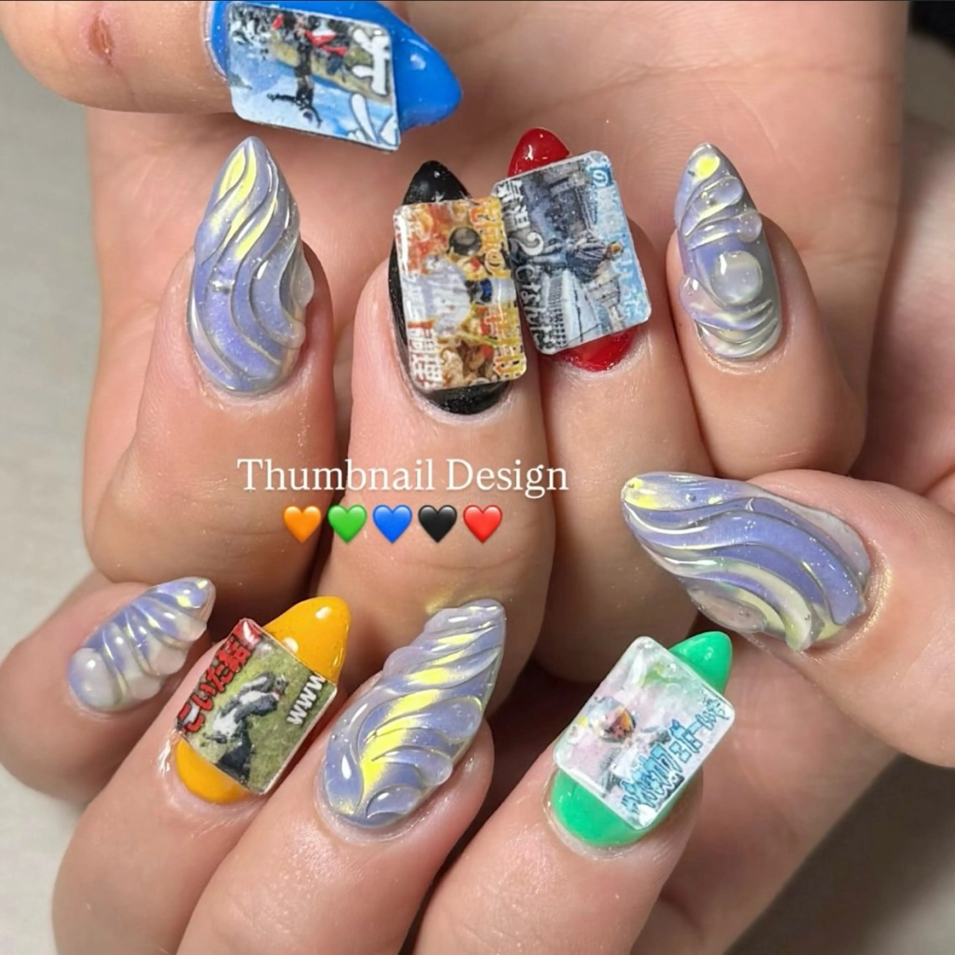 ネイル ハンドネイル 【Yappy🌈】 💖P-tanaのネイルデザイン