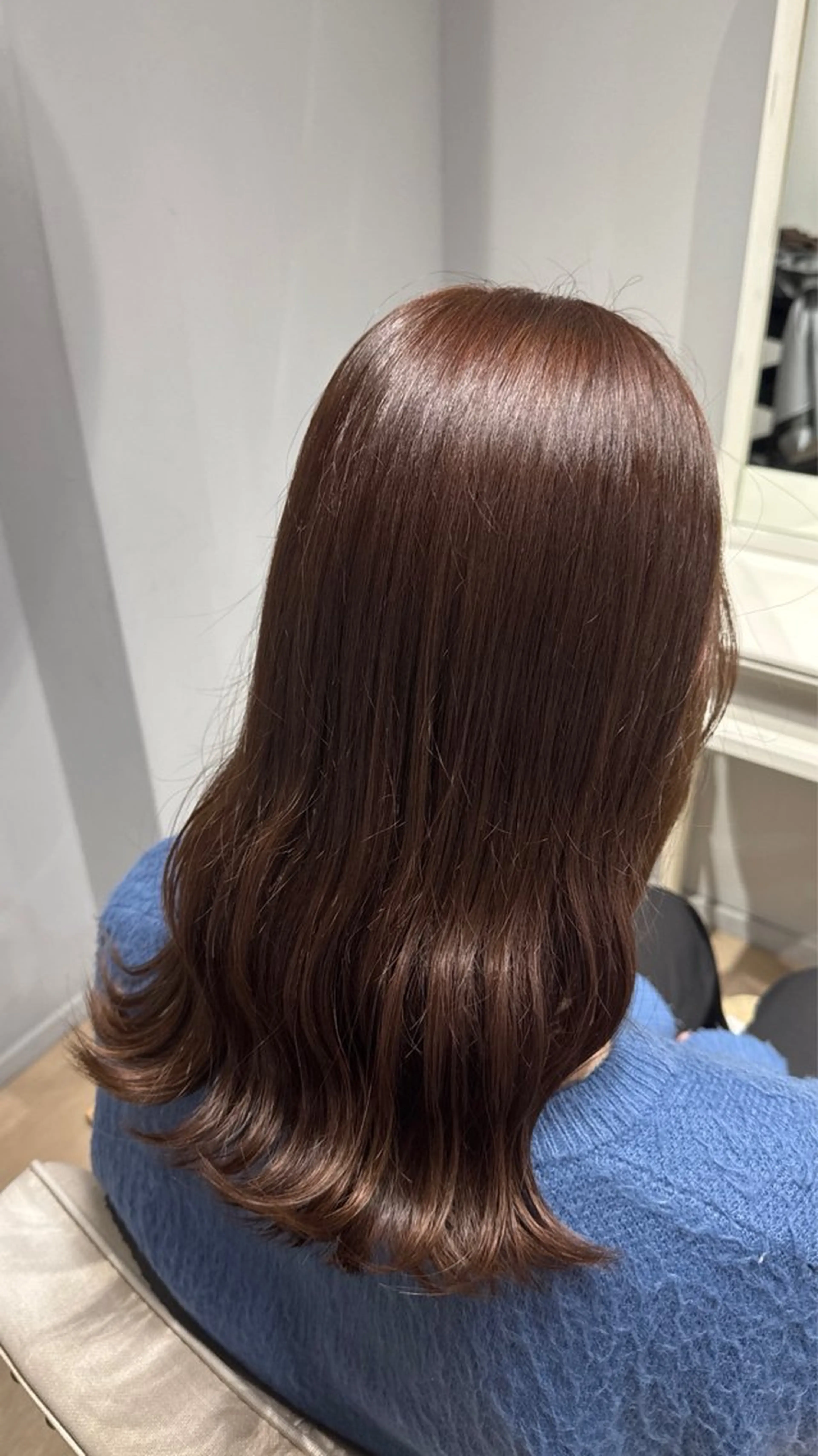 カラー ラベンダーカラー 鈴木 雅捺のヘアスタイル