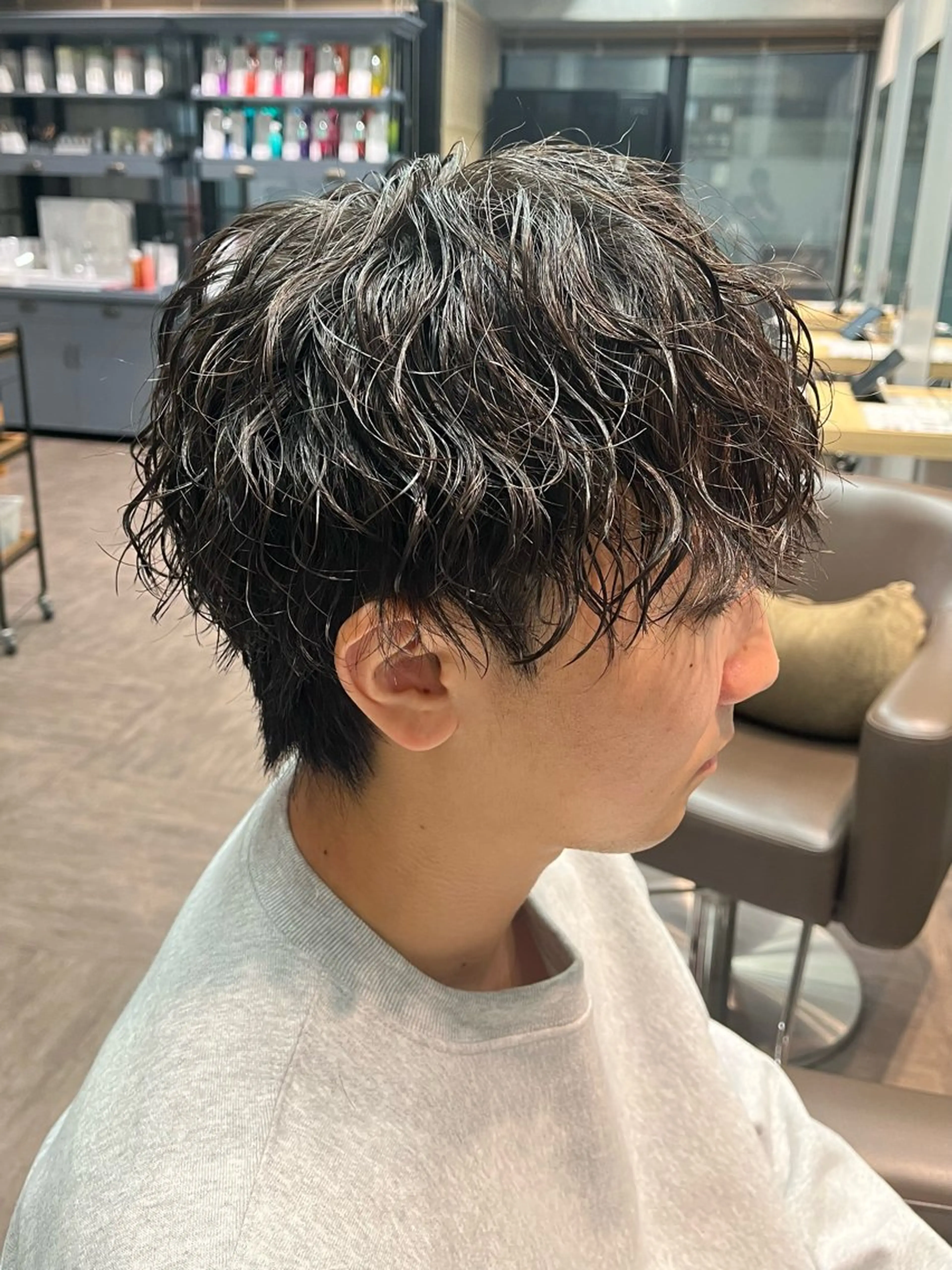 メンズ メンズカット パーマ飯野友喜のヘアスタイル
