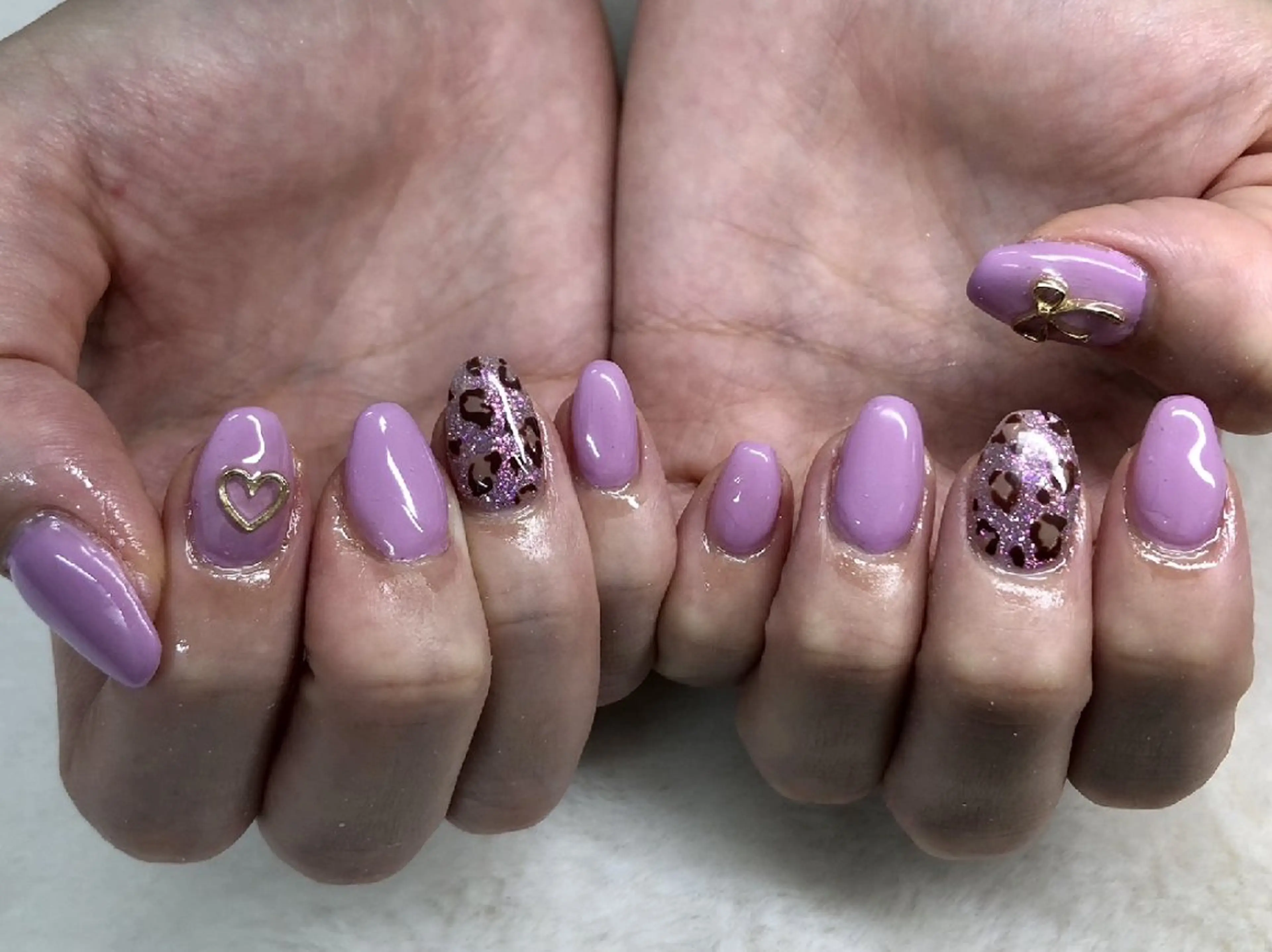 ネイル アートネイル フラッシュネイル ピンク ハンドネイル ハンドケア 心斎橋Salon Epokkuのネイルデザイン