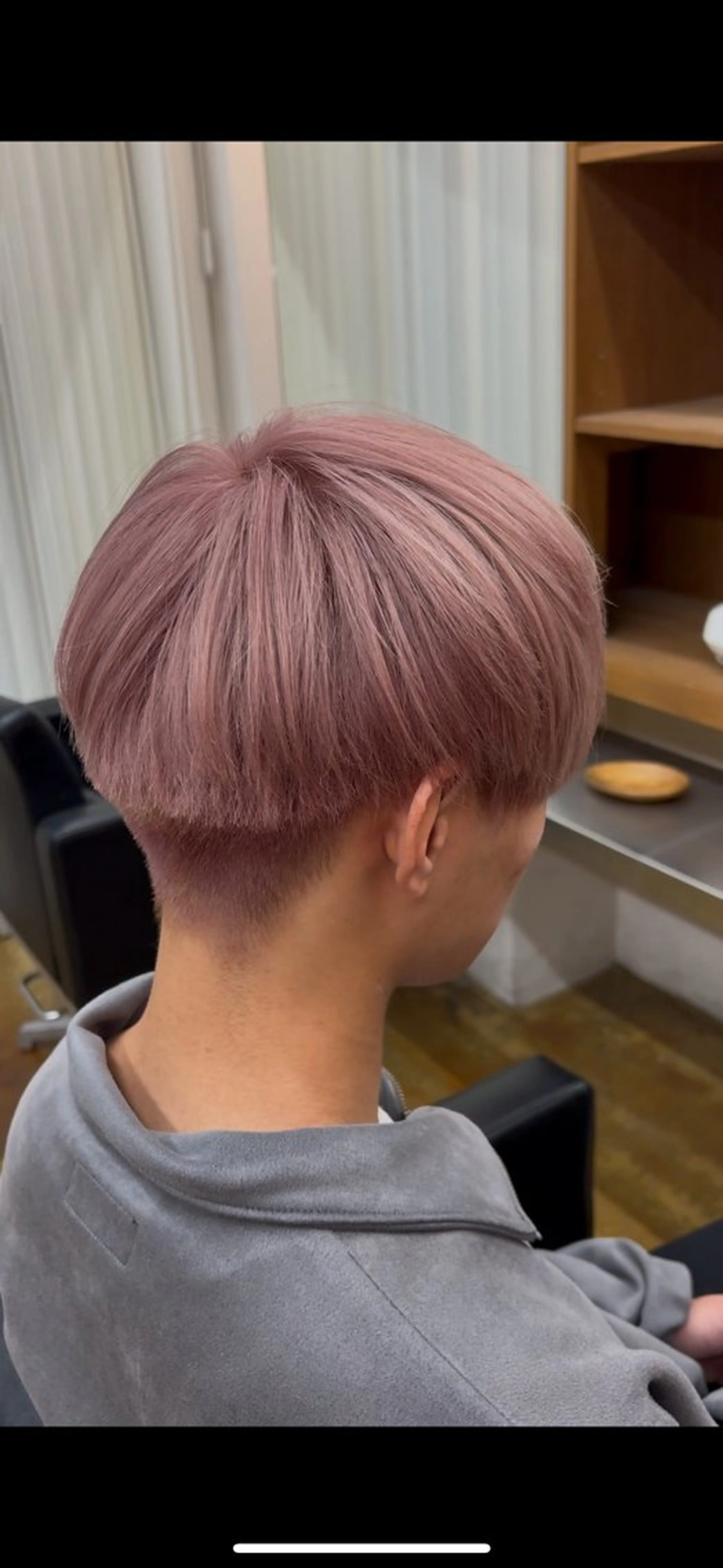 ショート カラー メンズ メンズハイトーン ベージュカラー ハイトーンカラー ピンクカラー ピンクベージュ BELO/ yuzuのヘアスタイル