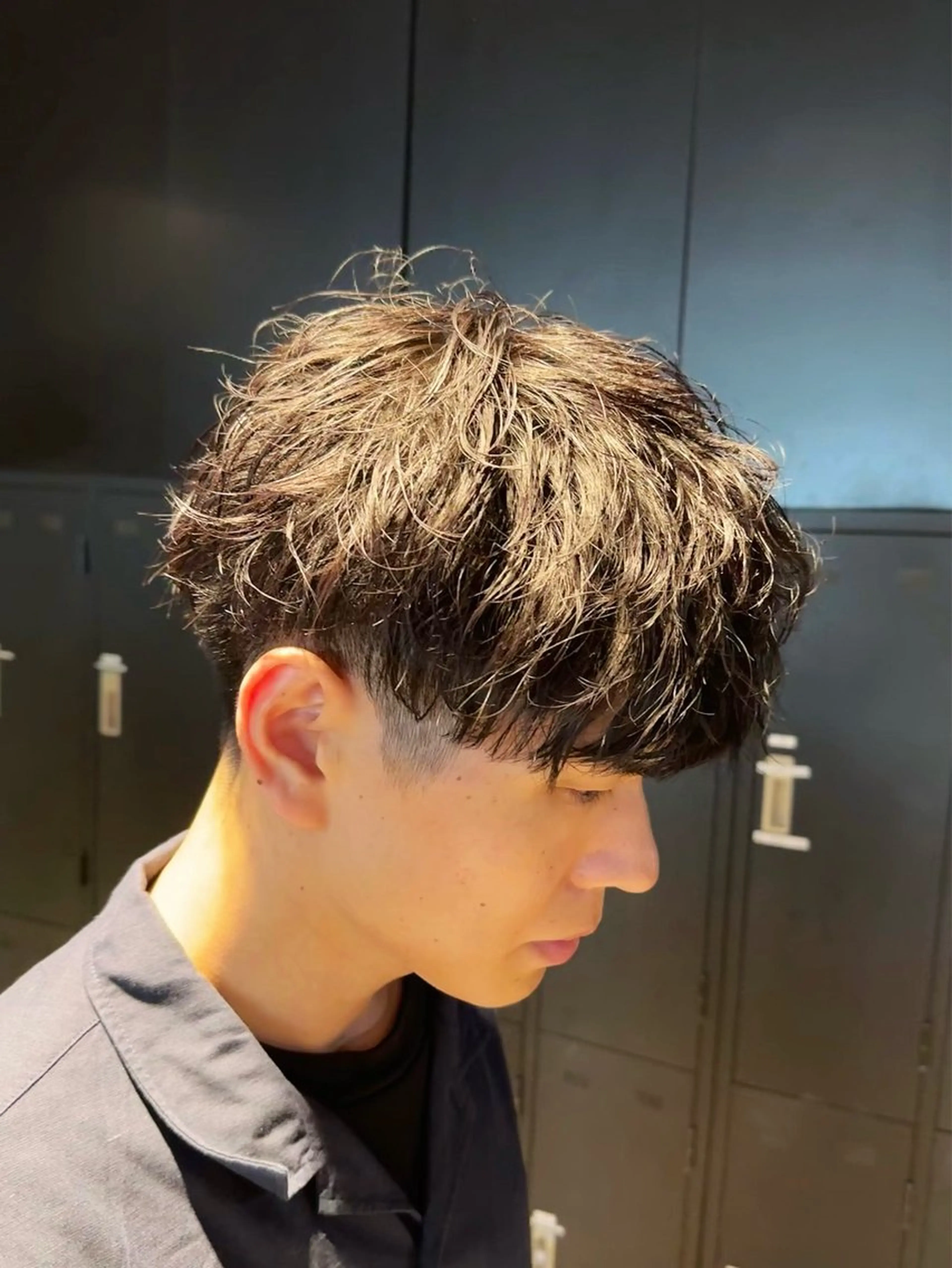 ショート パーマ メンズ カット パーマ トリートメント メンズパーマ/ メンズカット/平木のヘアスタイル