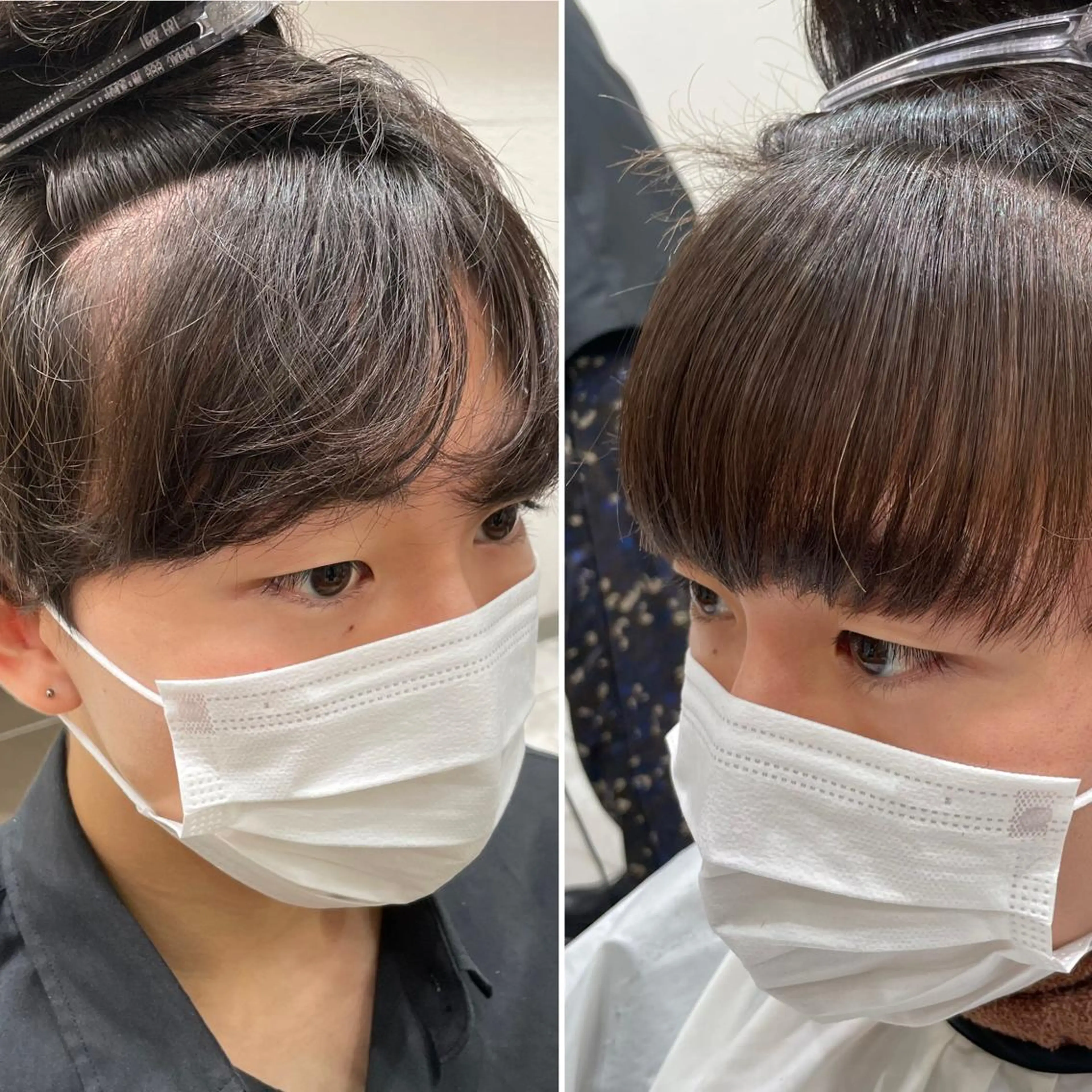 ショート パーマ メンズ カット 縮毛矯正 【メンズ縮毛矯正】 田中秀斗のヘアスタイル