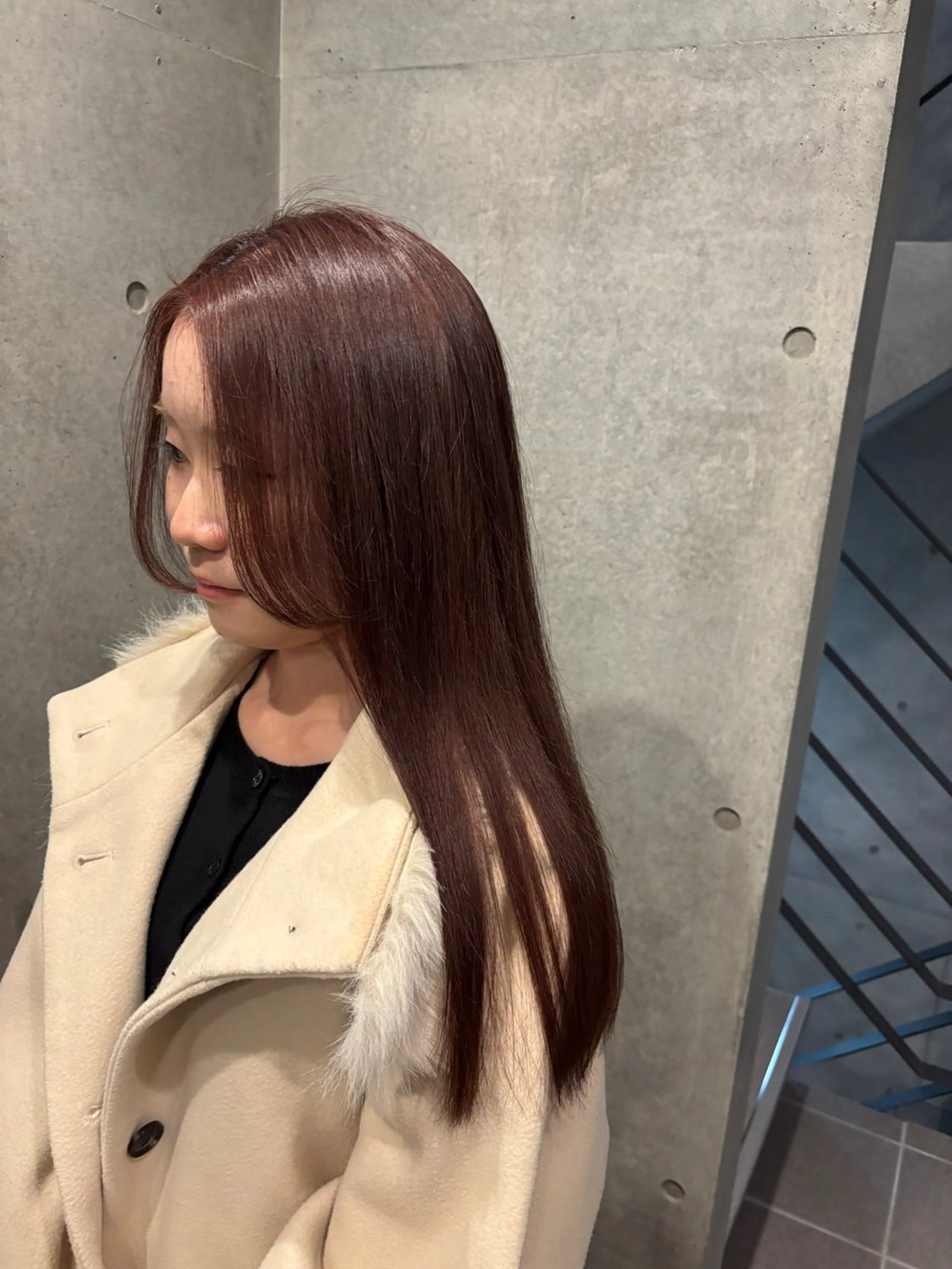 ロング カラー ブリーチ ブラウンカラー ピンクカラー ピンクブラウン noa ☪︎のヘアスタイル