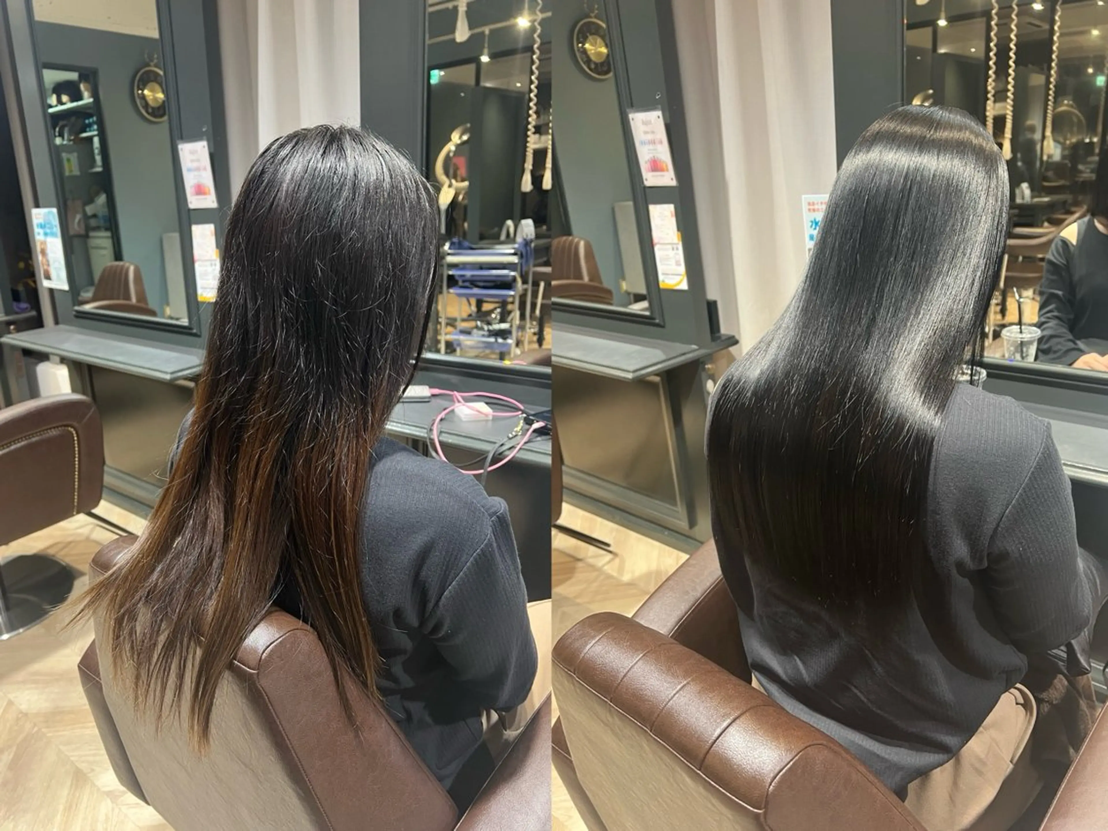 ロング カラー ヘアアレンジ カット ヘアカラー Naru┆川西能勢口 ┆髪質改善のヘアスタイル